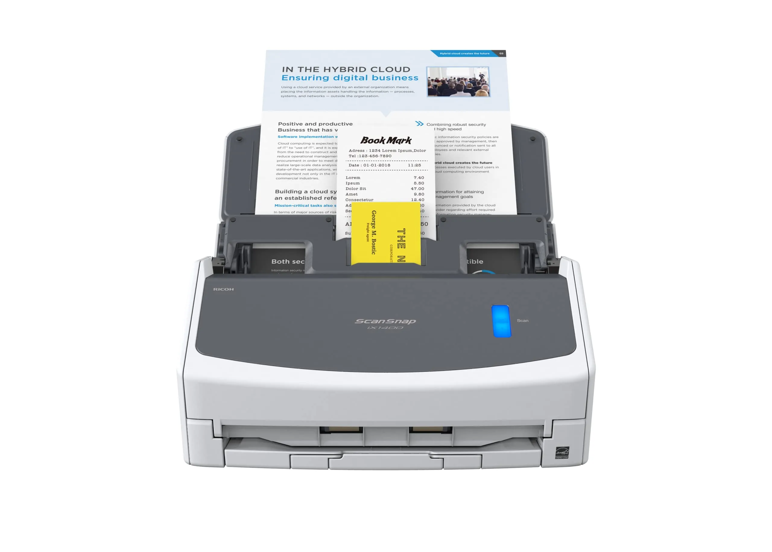 Fujitsu ScanSnap iX1400 Scanner Documenti