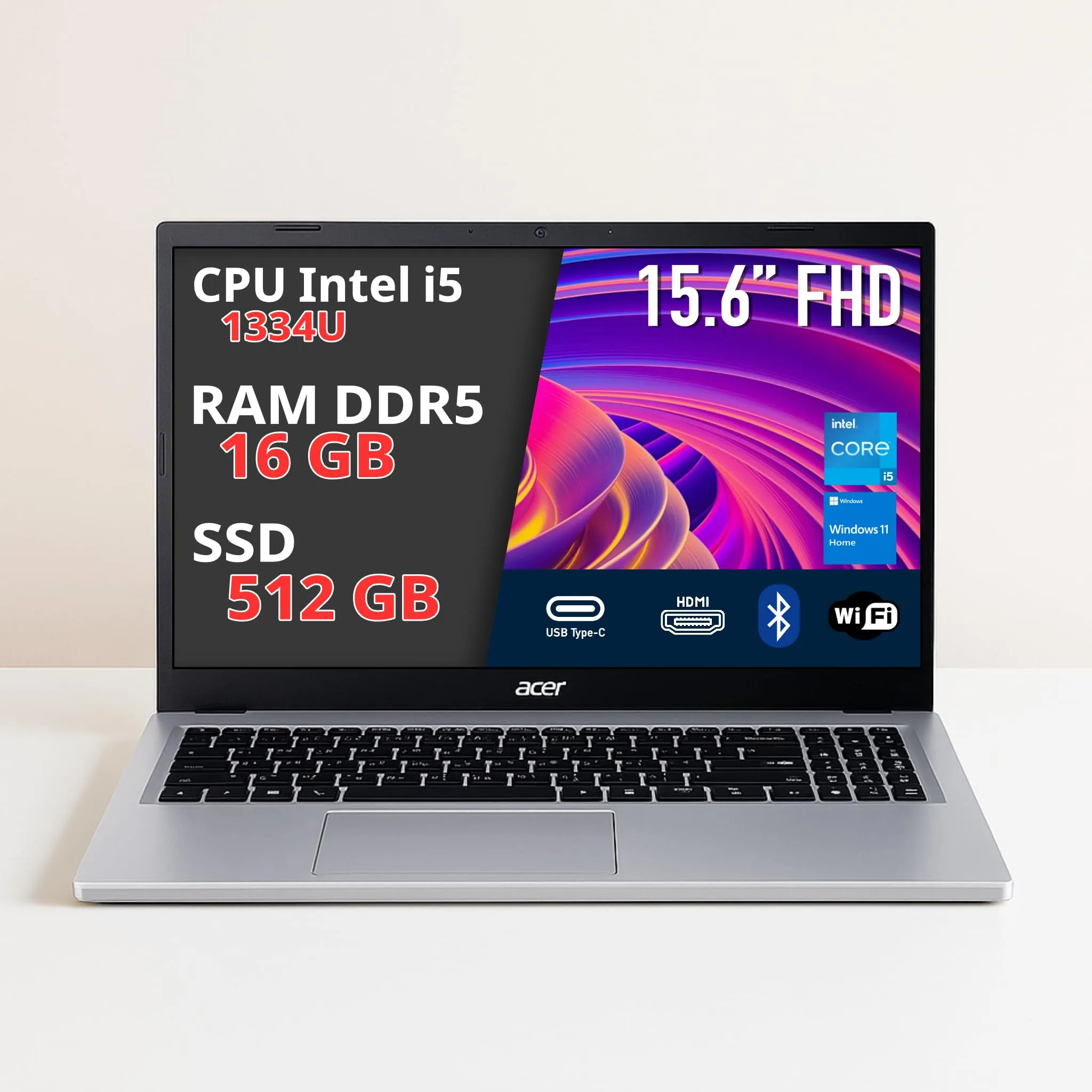 Acer Aspire Go 15: Notebook i7 con 32GB RAM e 1TB SSD