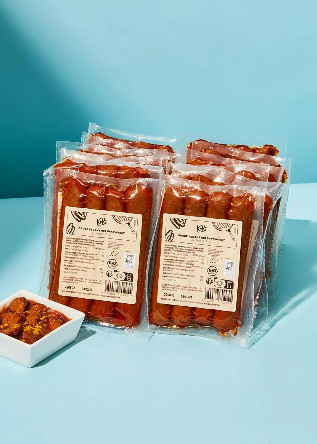 KoRo - Salsiccia vegana biologica grossa 12 x 230g