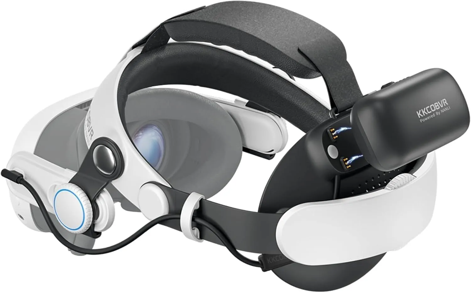 KKCOBVR Q3 PRO Fascia per la Testa con Batteria per Meta Quest 3