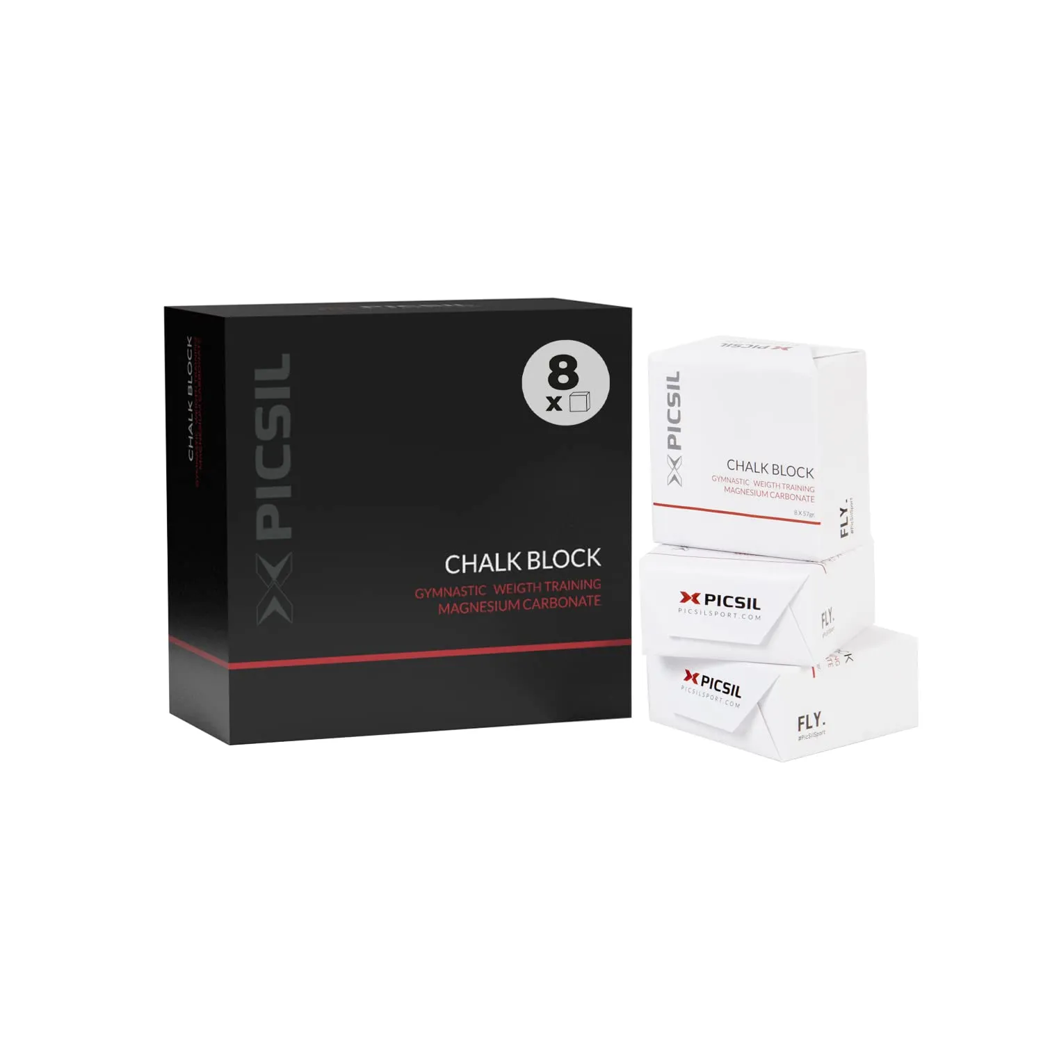 PICSIL Chalk Block - Magnesio in Blocco per Performance Ottimali