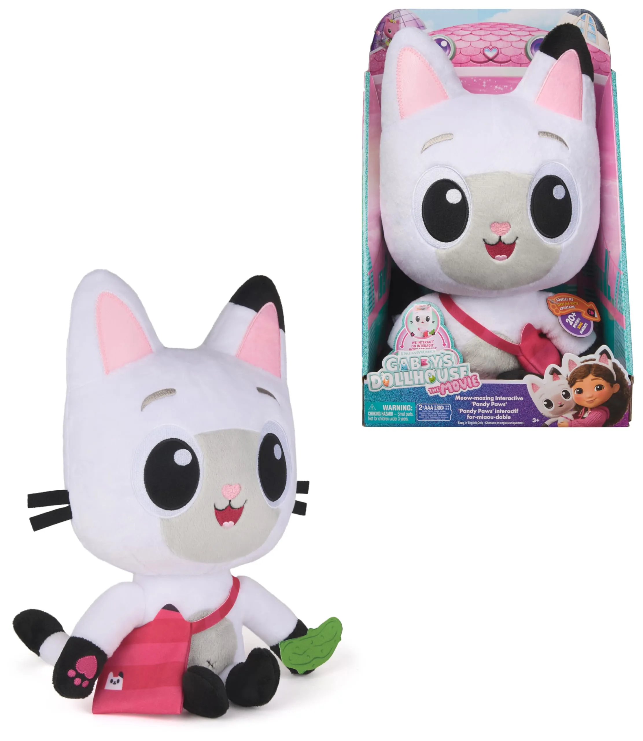 Gabby's Dollhouse: The Movie, Peluche Interattivo Meow-Mazing Pandy Paws