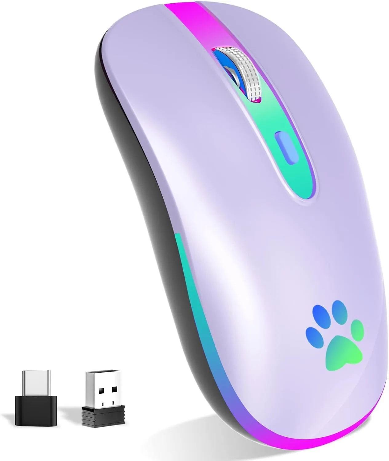 KBCASE Mouse Wireless Ricaricabile