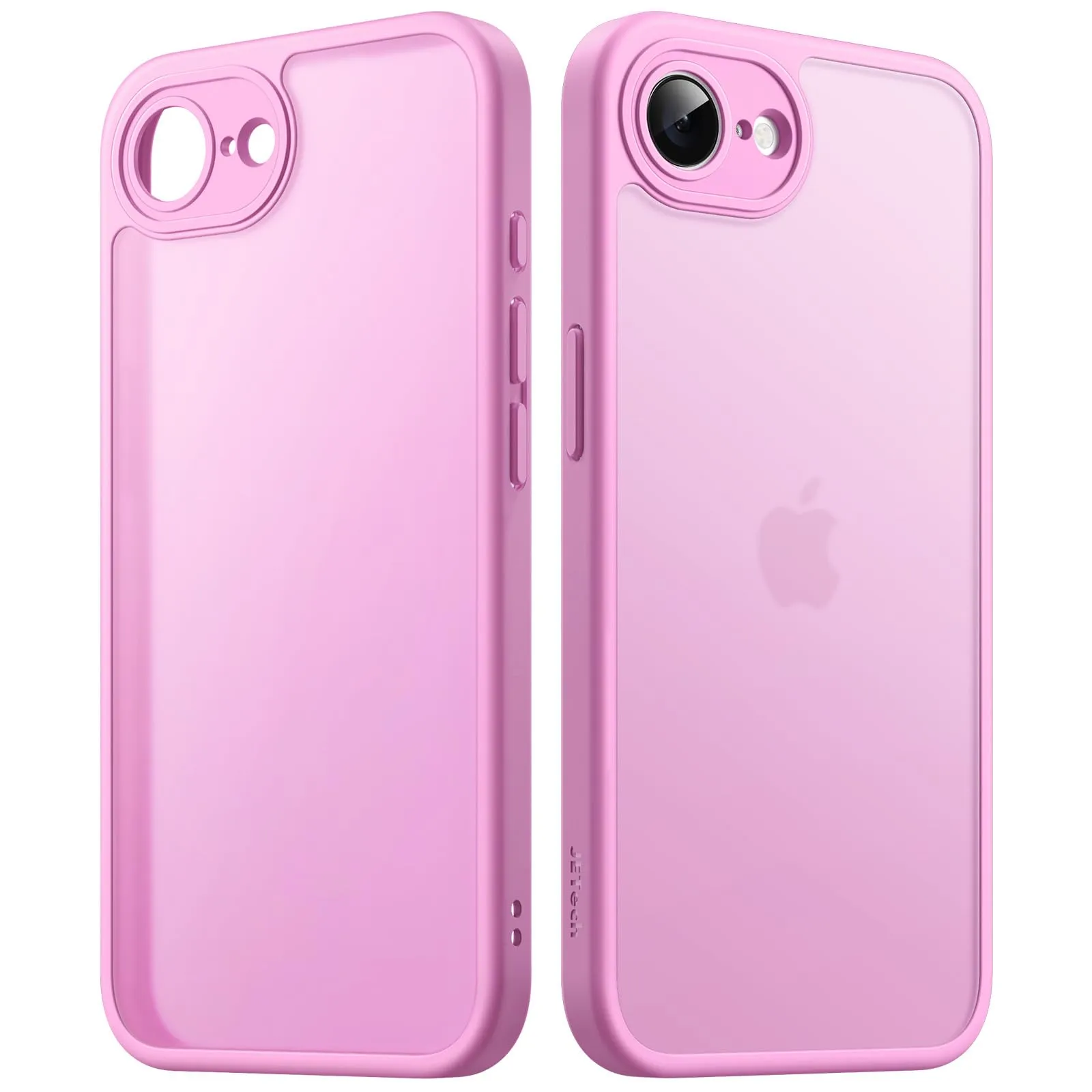 JETech Cover Opaca Rosa per iPhone 16e (6,1 Pollici, 2025)