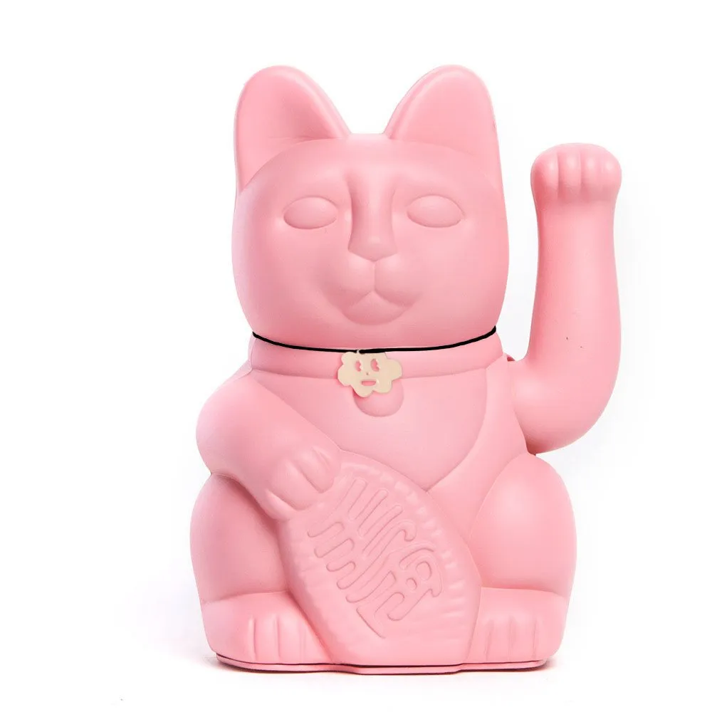 Gatto Portafortuna Maneki Neko Rosa Bubblegum L