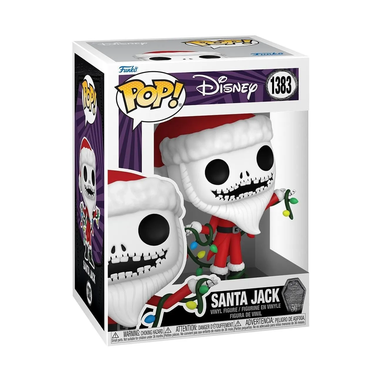 Funko Pop! Disney: The Nightmare Before Christmas 30th - Santa Jack Skellington