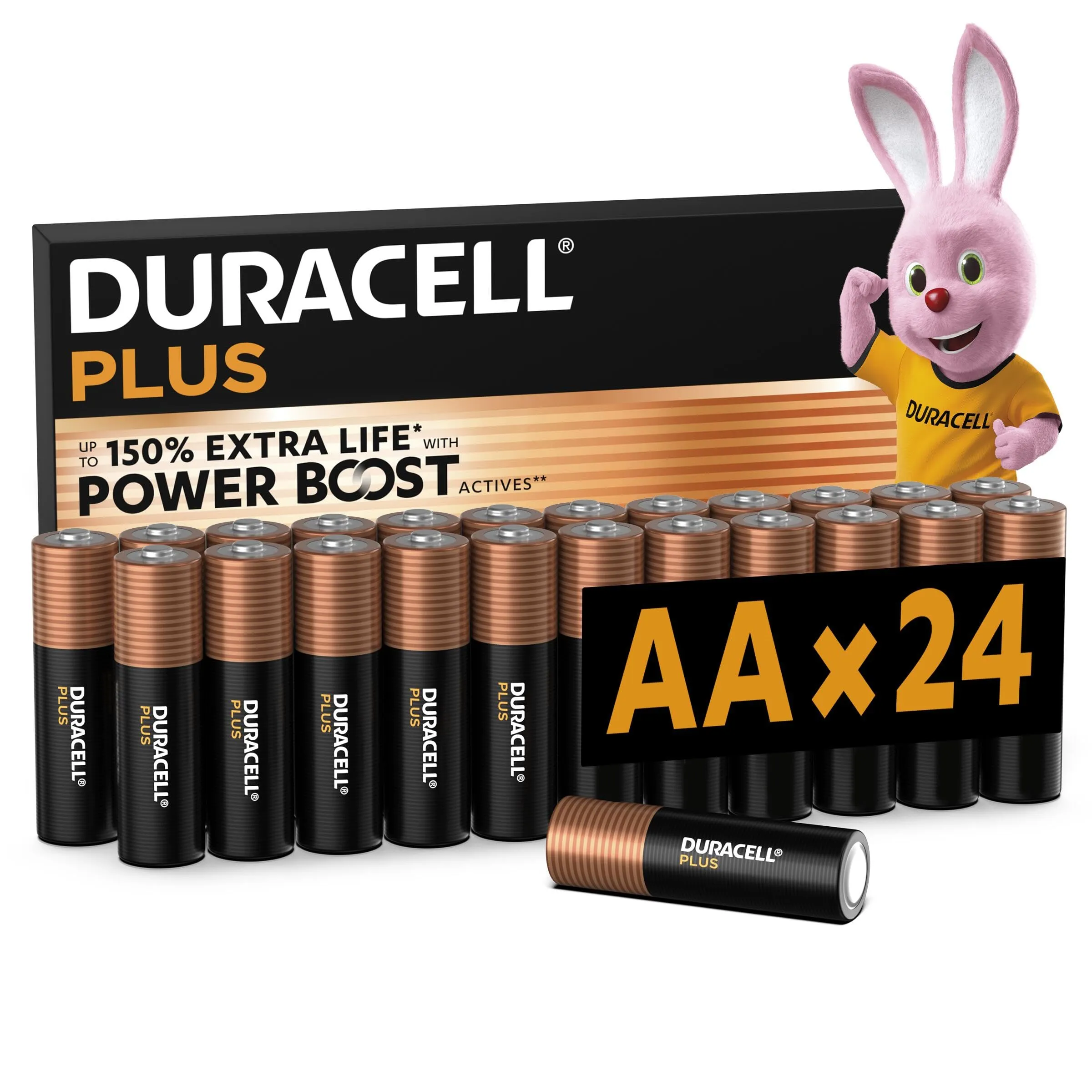 Duracell Plus AA (Pacco da 24)