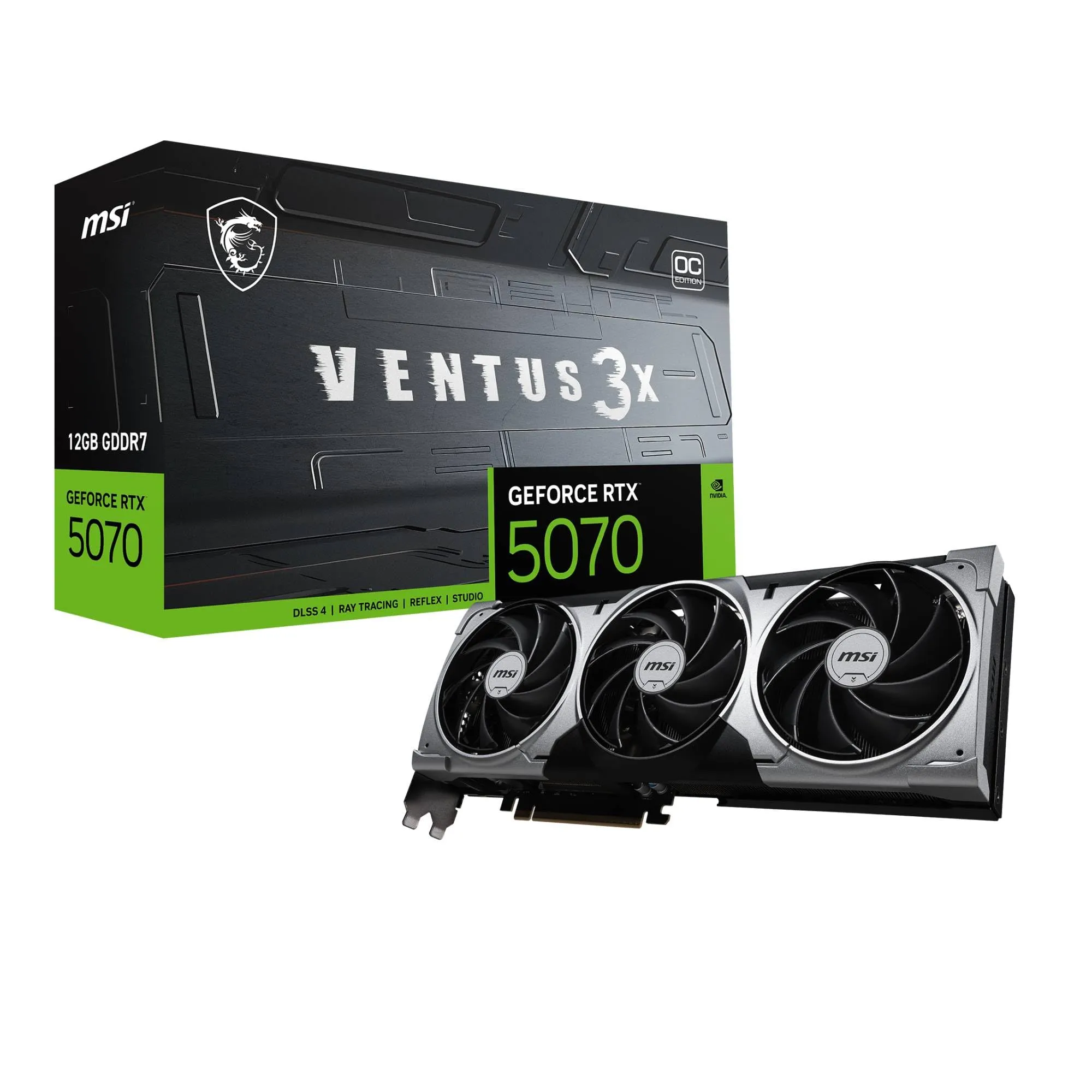 MSI GeForce RTX™ 5070 12G VENTUS 3X OC Scheda Video