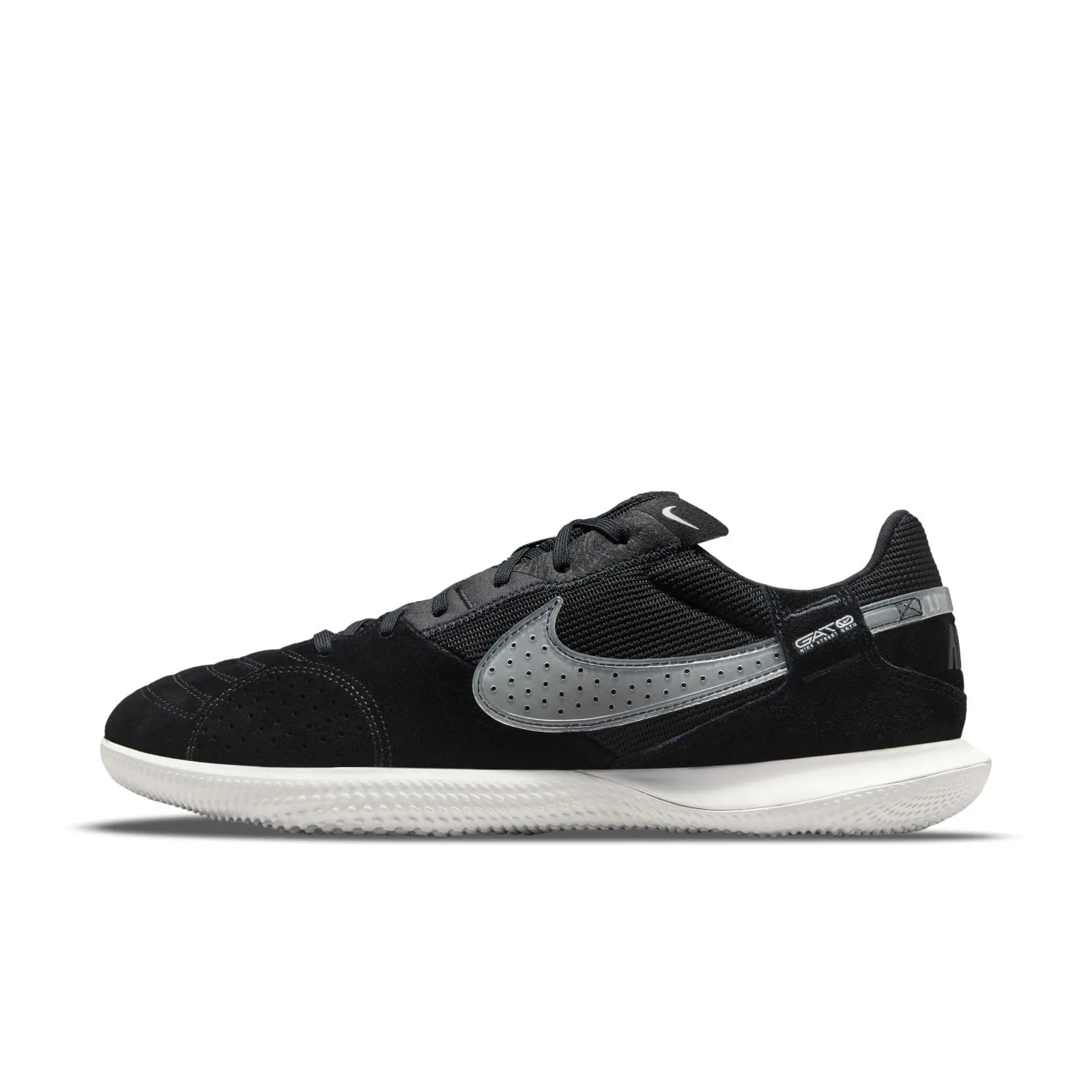 NIKE STREETGATO - Scarpe da Calcetto Black/Summit White-Off Noir