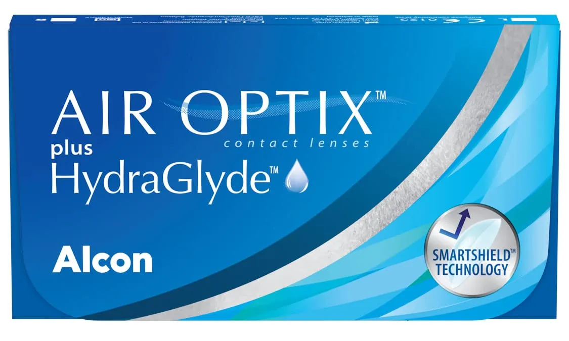 Air Optix Plus HydraGlyde - Lenti a Contatto Mensili (6 Lenti)