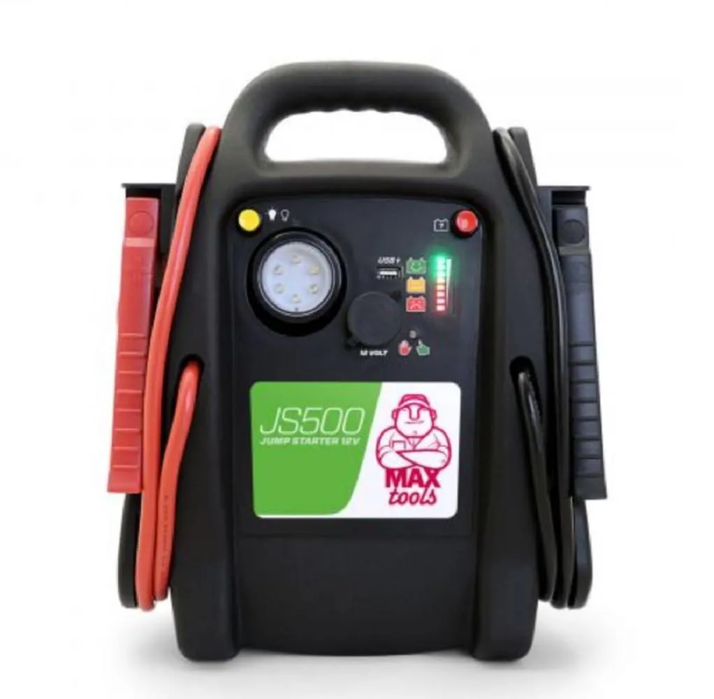 MAXTOOLS JS500 Avviatore di Emergenza 2200A 22Ah per Auto e Furgoni