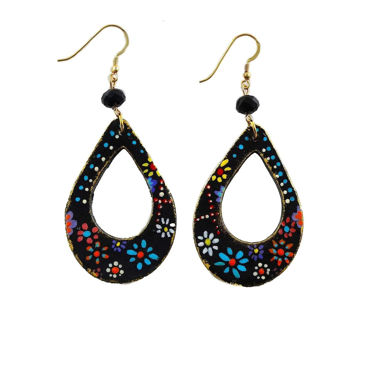 Orecchini in Ceramica di Vietri - Gocce Multicolori