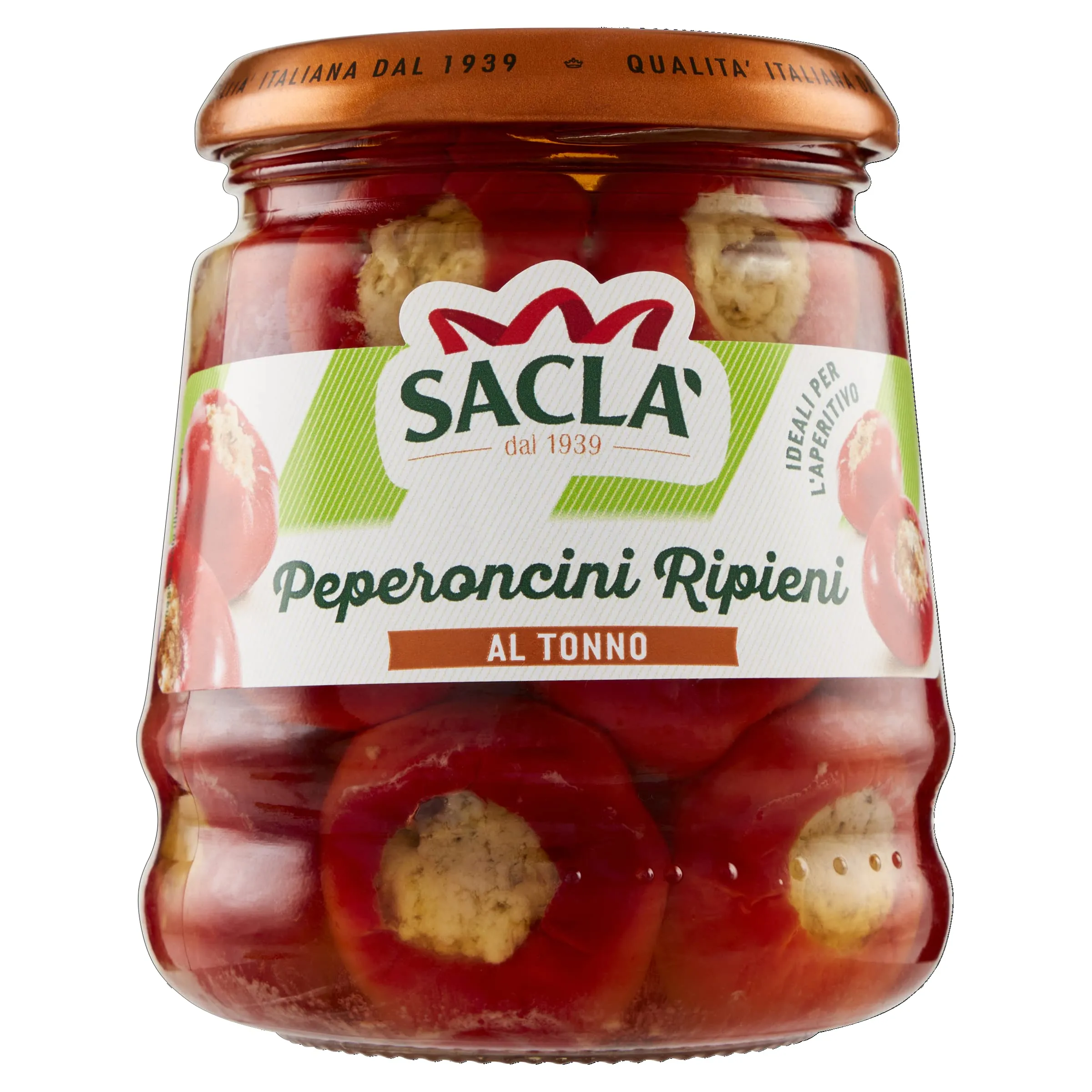 Saclà Peperoncini Ripieni al Tonno - 280g x 12