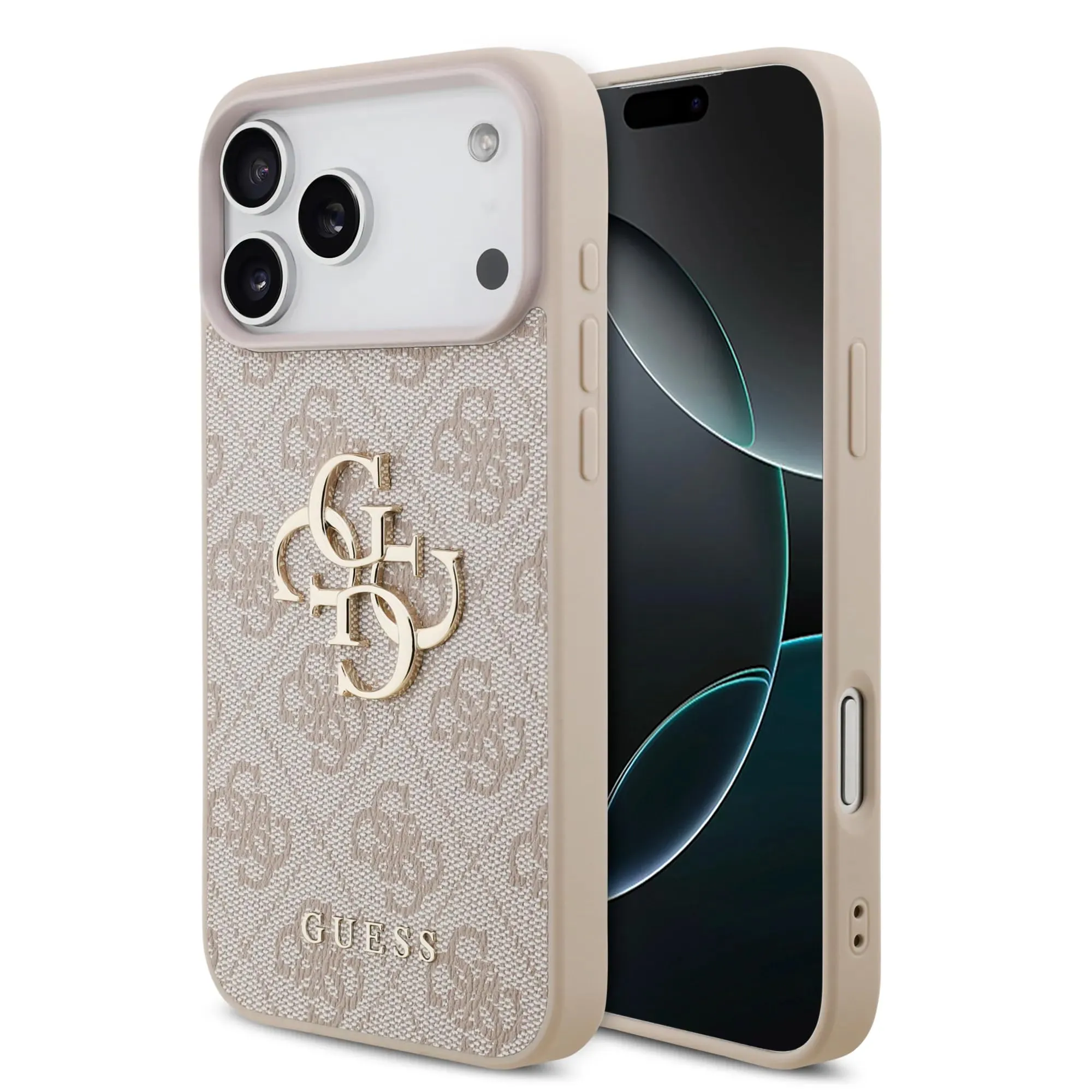CG MOBILE Guess 4G Big Logo Custodia per iPhone 15 Pro Max - Rosa