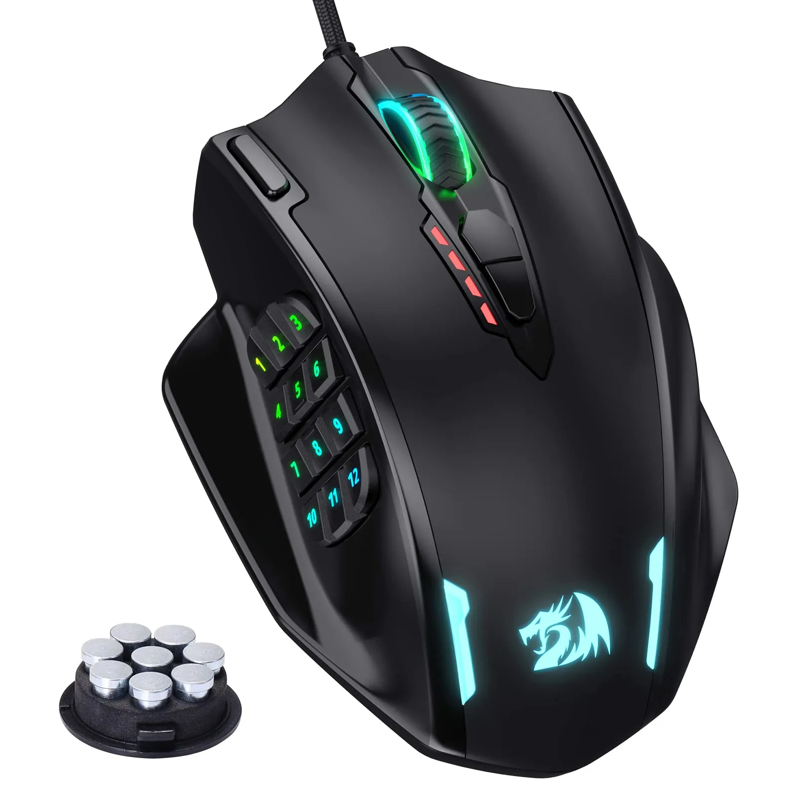 Redragon M908 Impact Mouse Gaming RGB