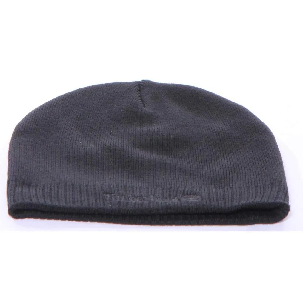 Timberland Knit Logo Beanie - Berretto Uomo Nero