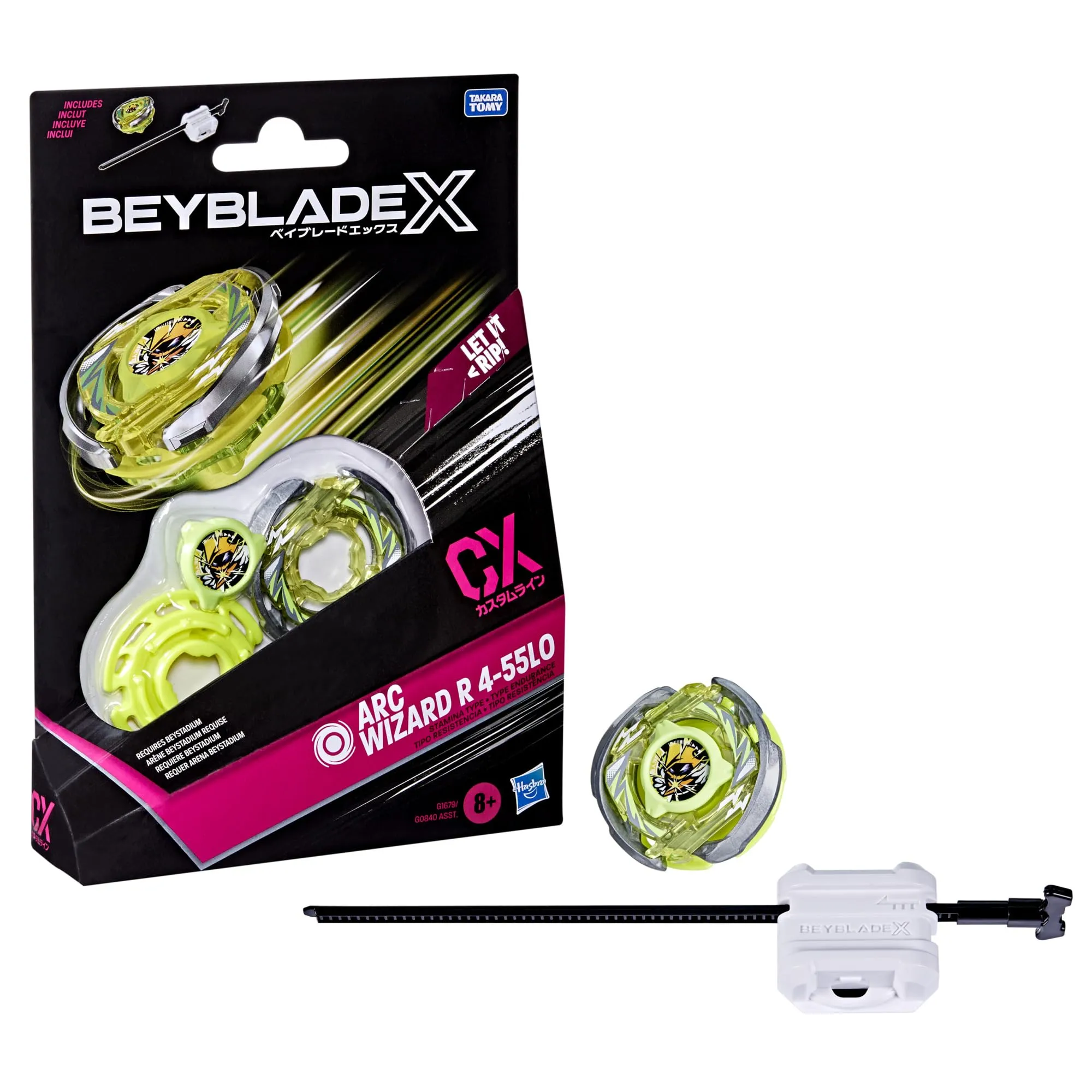Hasbro Beyblade X Arc Wizard R 4-55LO CX Starter Pack