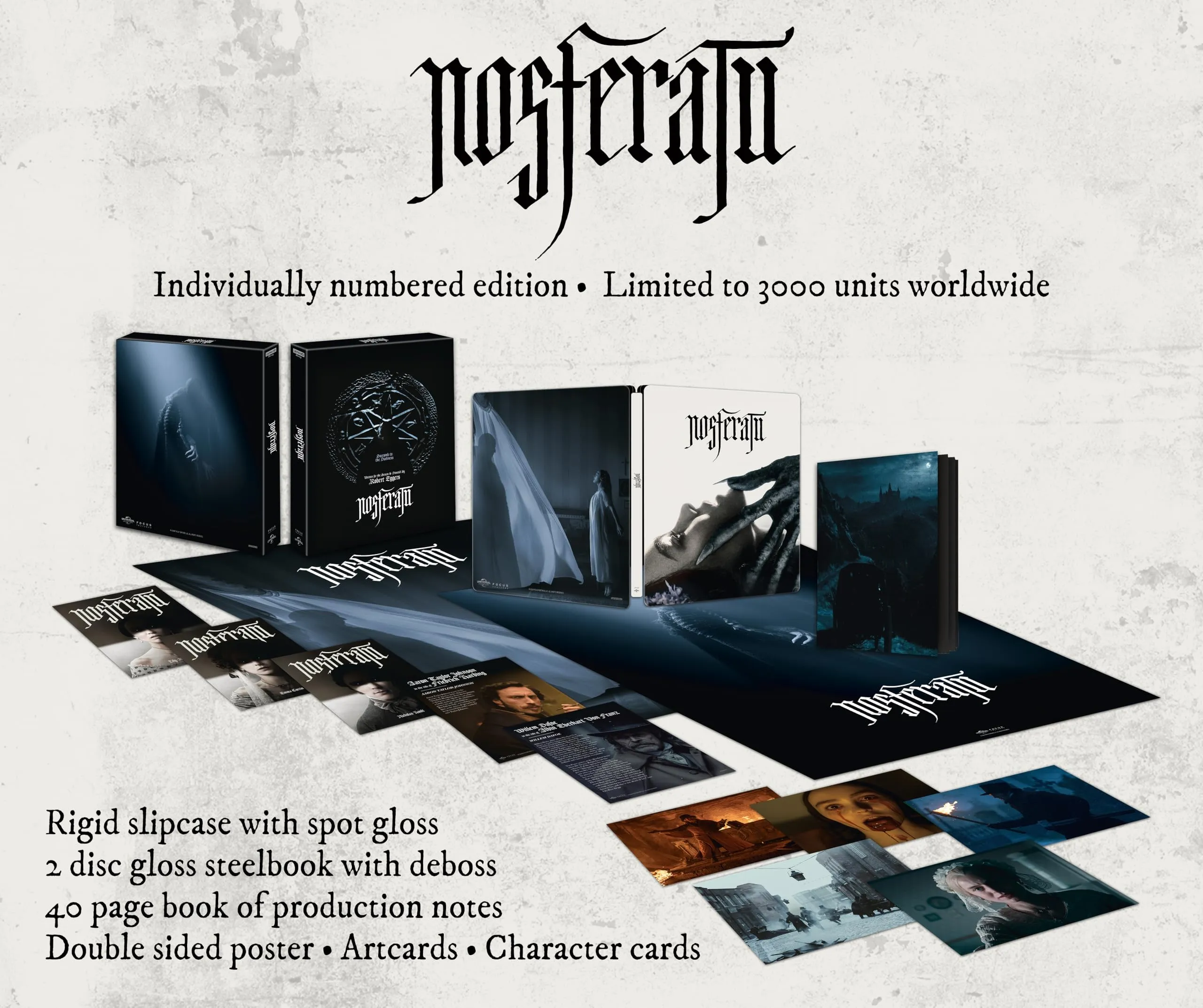 Nosferatu: Ultimate Collector's Edition (4K Ultra HD & Blu-Ray) Limited Edition Steelbook