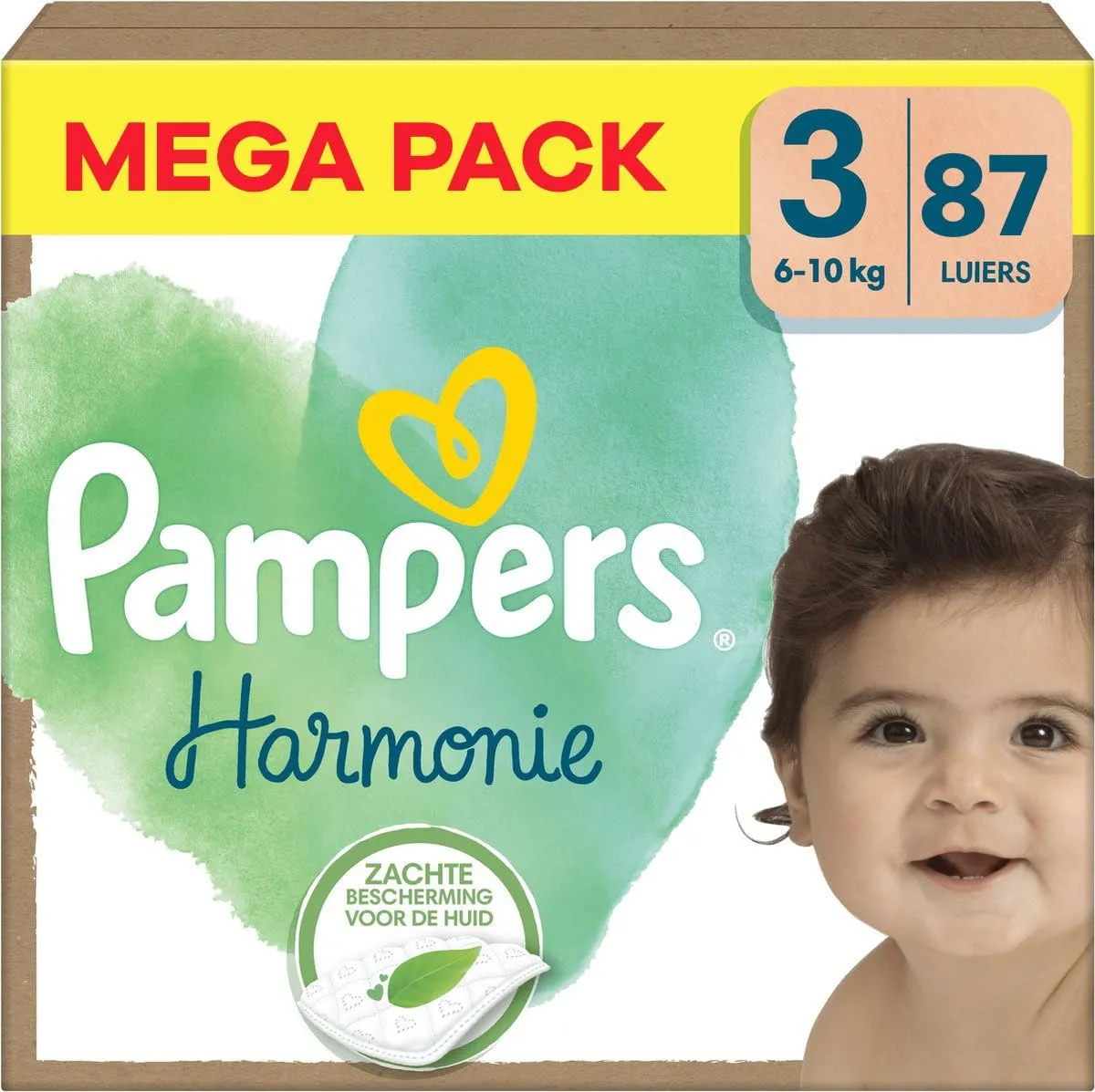 Pampers Armonie Pannolini Taglia 3 (6-10 kg) - 87 Pezzi