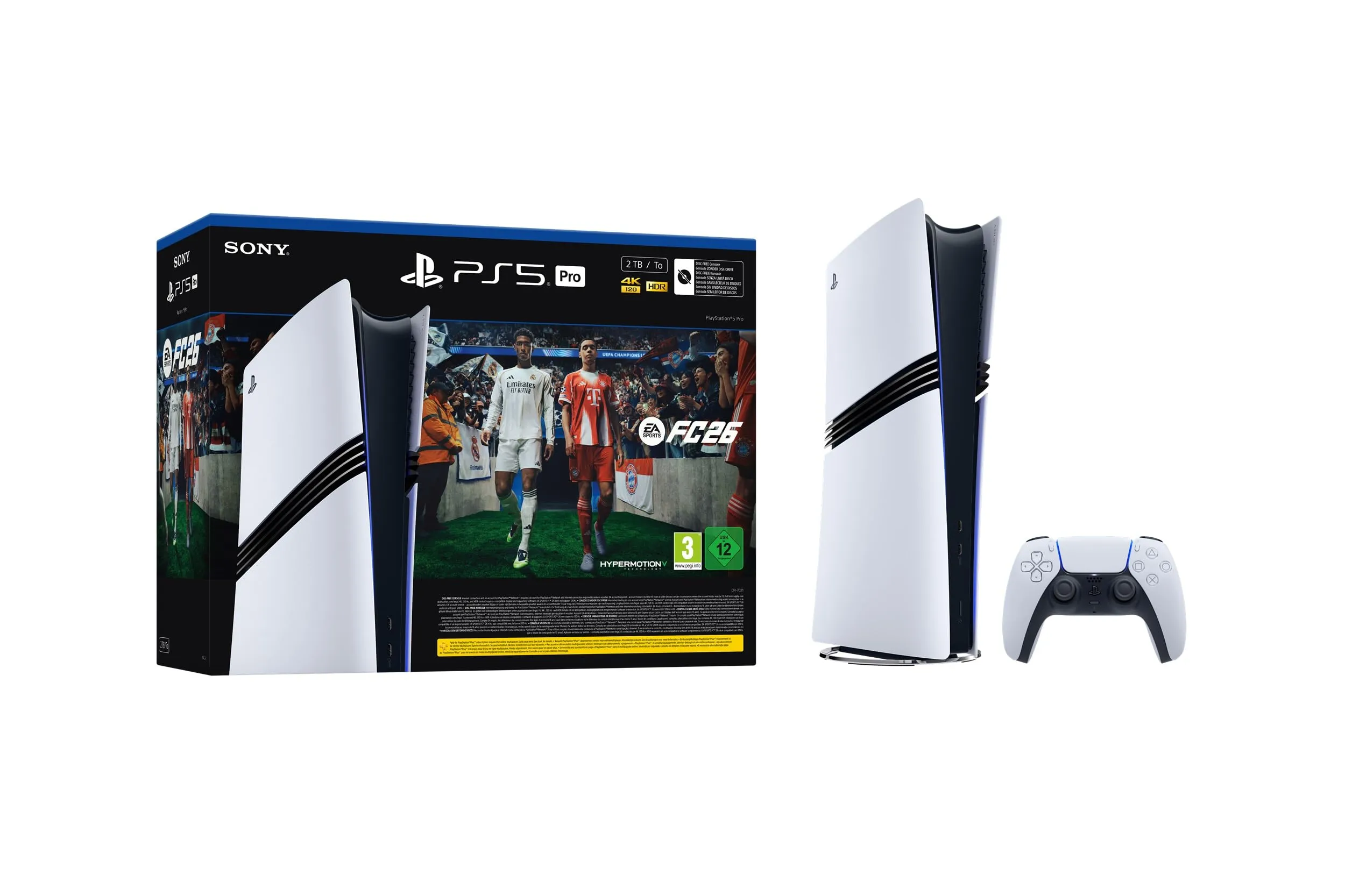 PlayStation 5 Pro Edizione Digitale 2TB Bianca + FC 26 EU