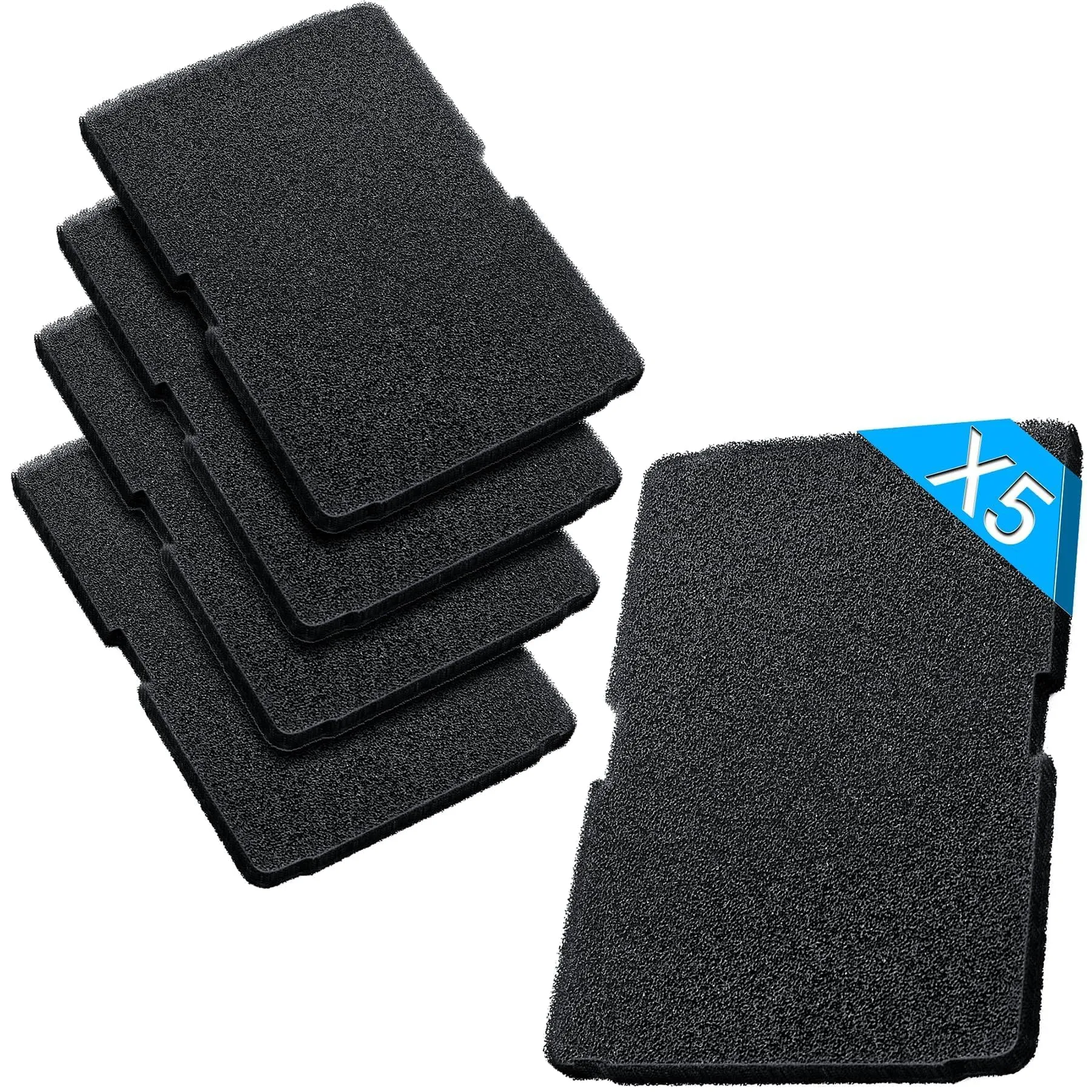 Kit 5 filtri asciugatrice compatibili con Beko Smeg 240x155x10mm