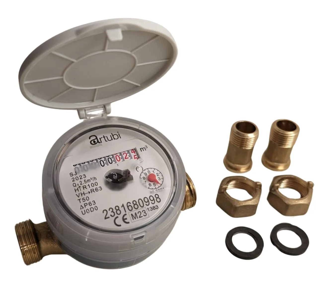 Contatore Acqua Fredda DN15 (1/2") Certificato MID e DM174/2004 - Made in Italy