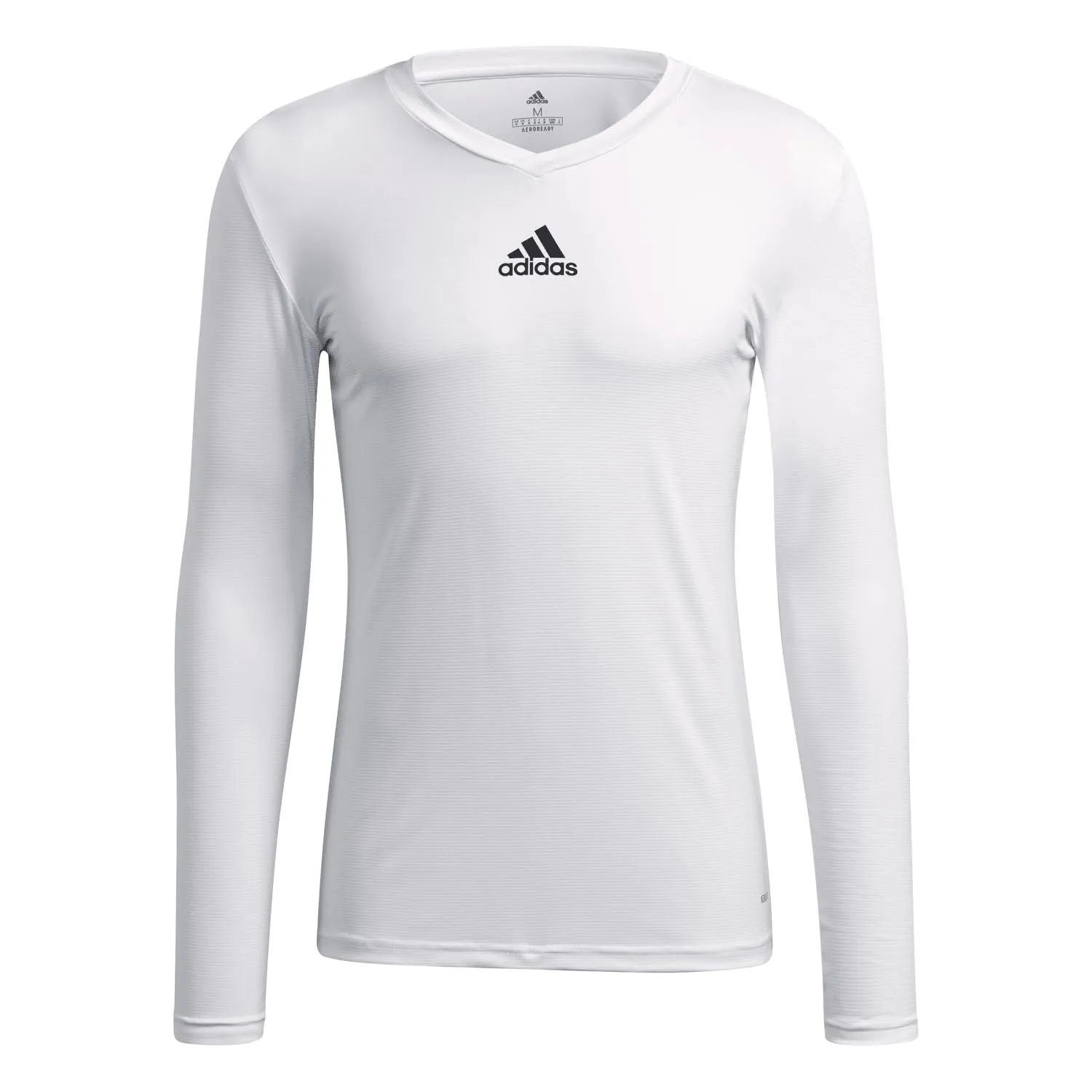 Adidas Team Base Tee Maglia Manica Lunga Uomo Bianca