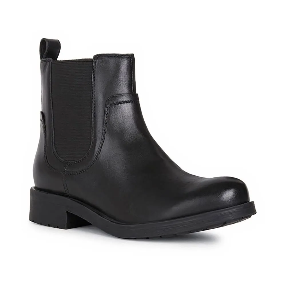 Geox D Rawelle A, Stivaletti Donna, Nero