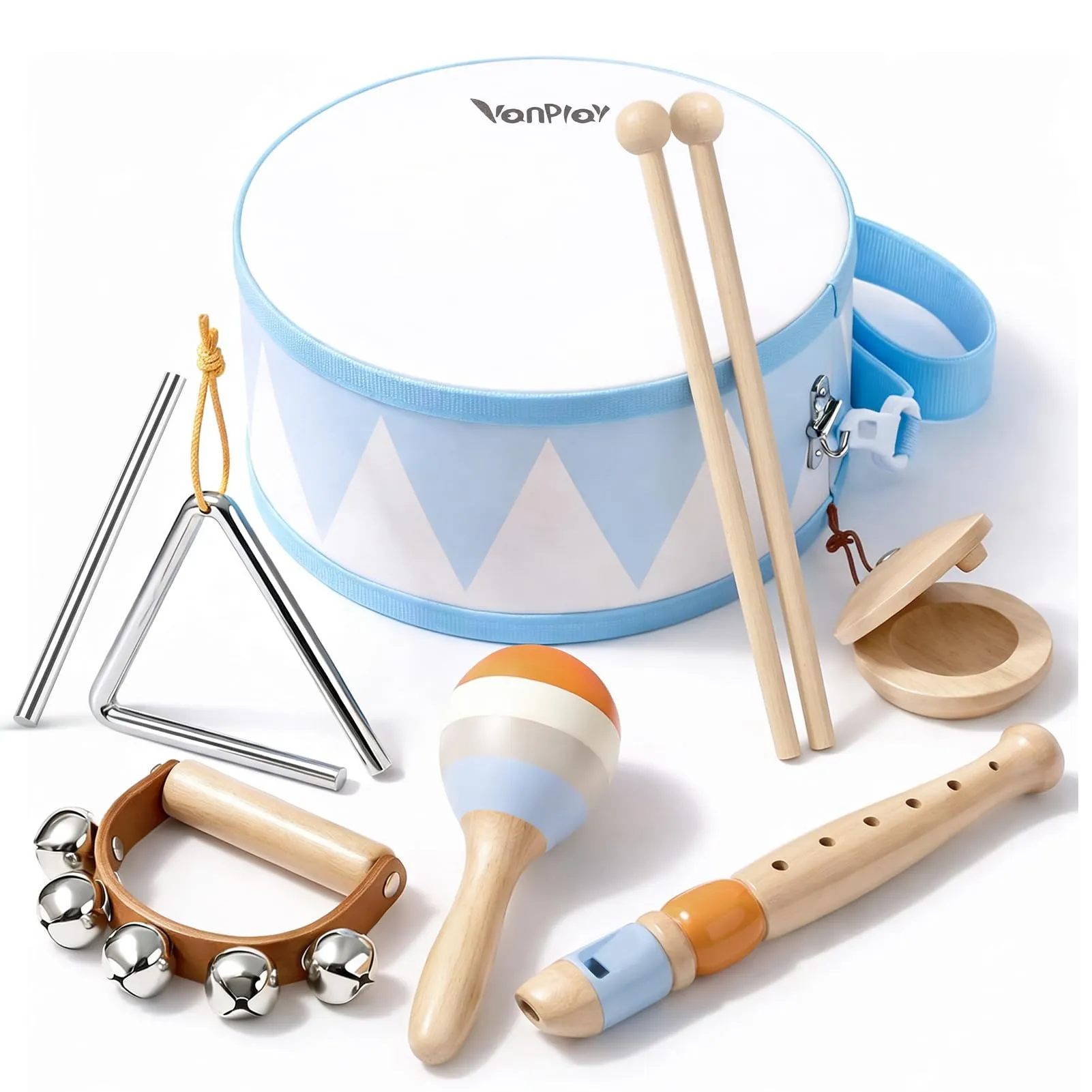 Set di Strumenti Musicali per Bambini Montessori in Legno
