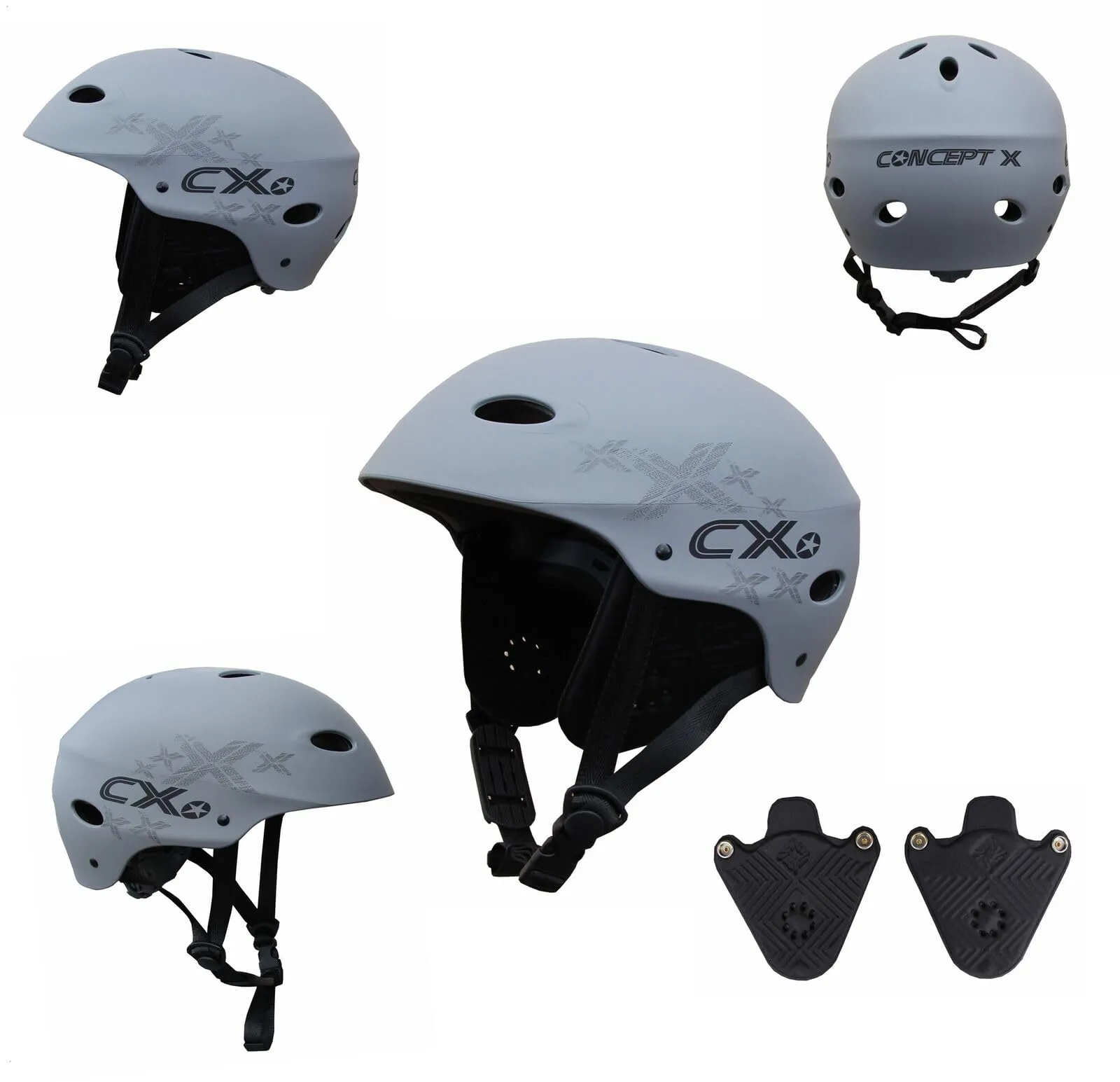 Concept X Casco Kitesurf Surf Wakeboard Kayak Grigio