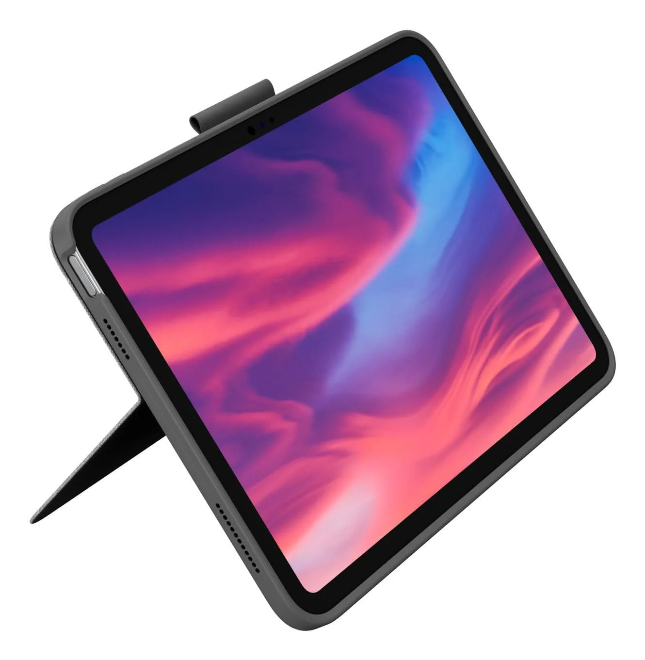 Logitech Combo Touch - Custodia con tastiera staccabile per iPad (10a generazione) - Grigio - Layout nordico PAN