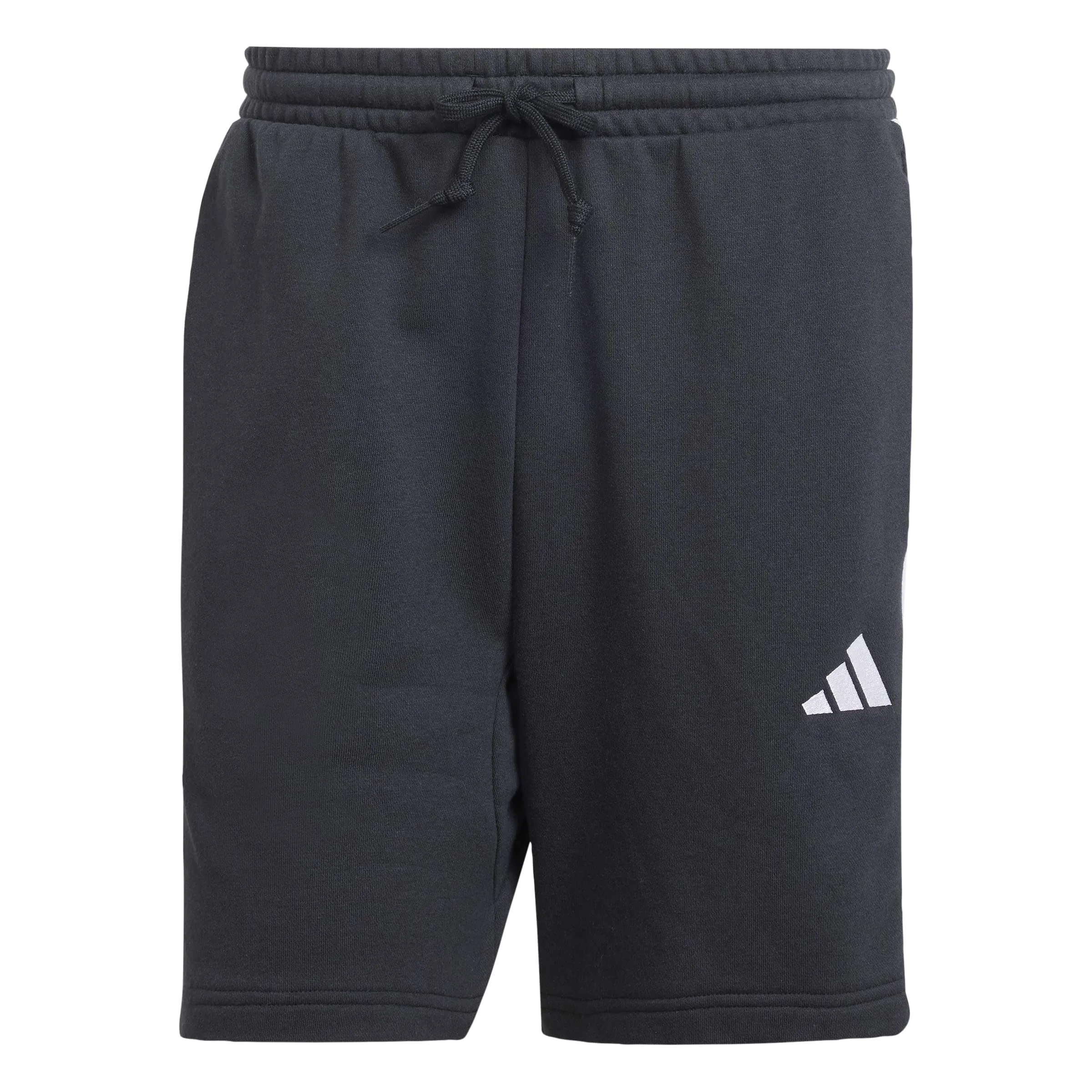 Short Adidas Essentials 3-Stripes French Terry Uomo Nero/Bianco