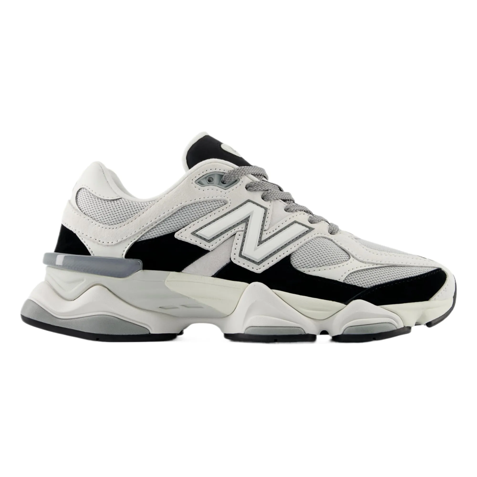 New Balance 9060 Scarpe Uomo, Nero Bianco Riflessione, 38 EU