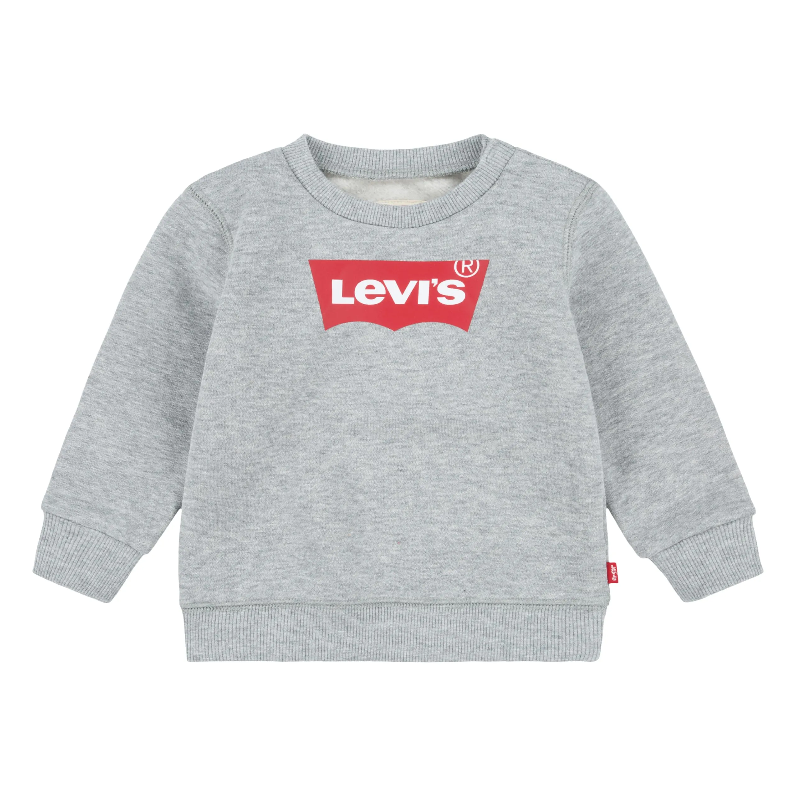 Levi's Batwing Felpa Girocollo Bimbo, Grigio
