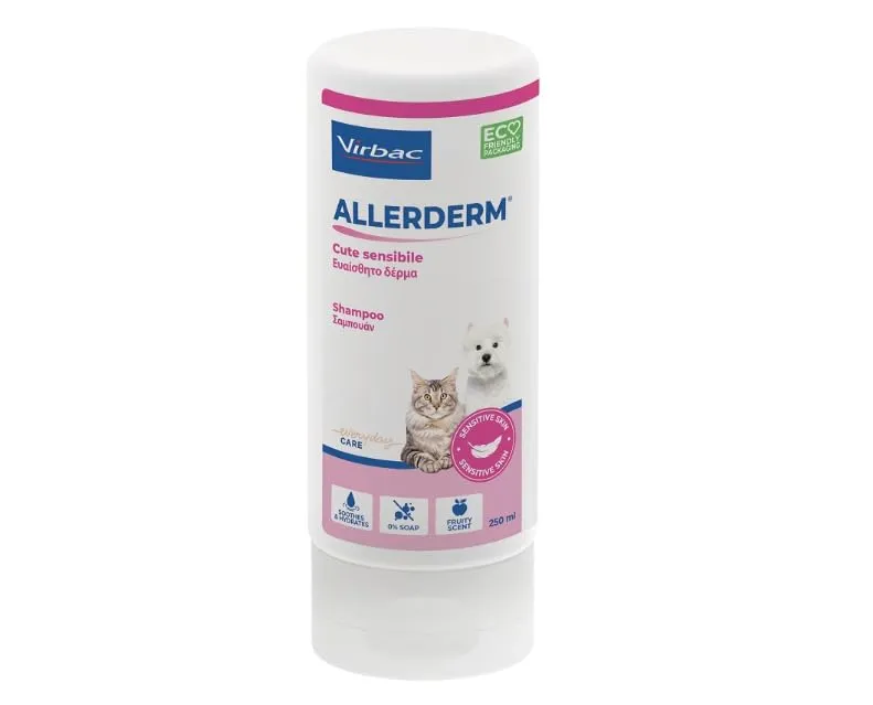 Allerderm Shampoo Cute Sensibile per Cani e Gatti - 250 ml