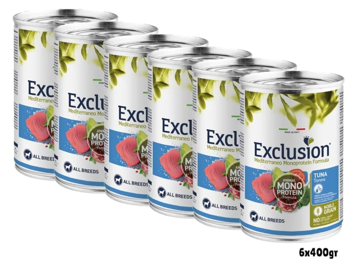 Exclusion Diet Monoproteico All Breeds Adult Tonno - 6 x 400g