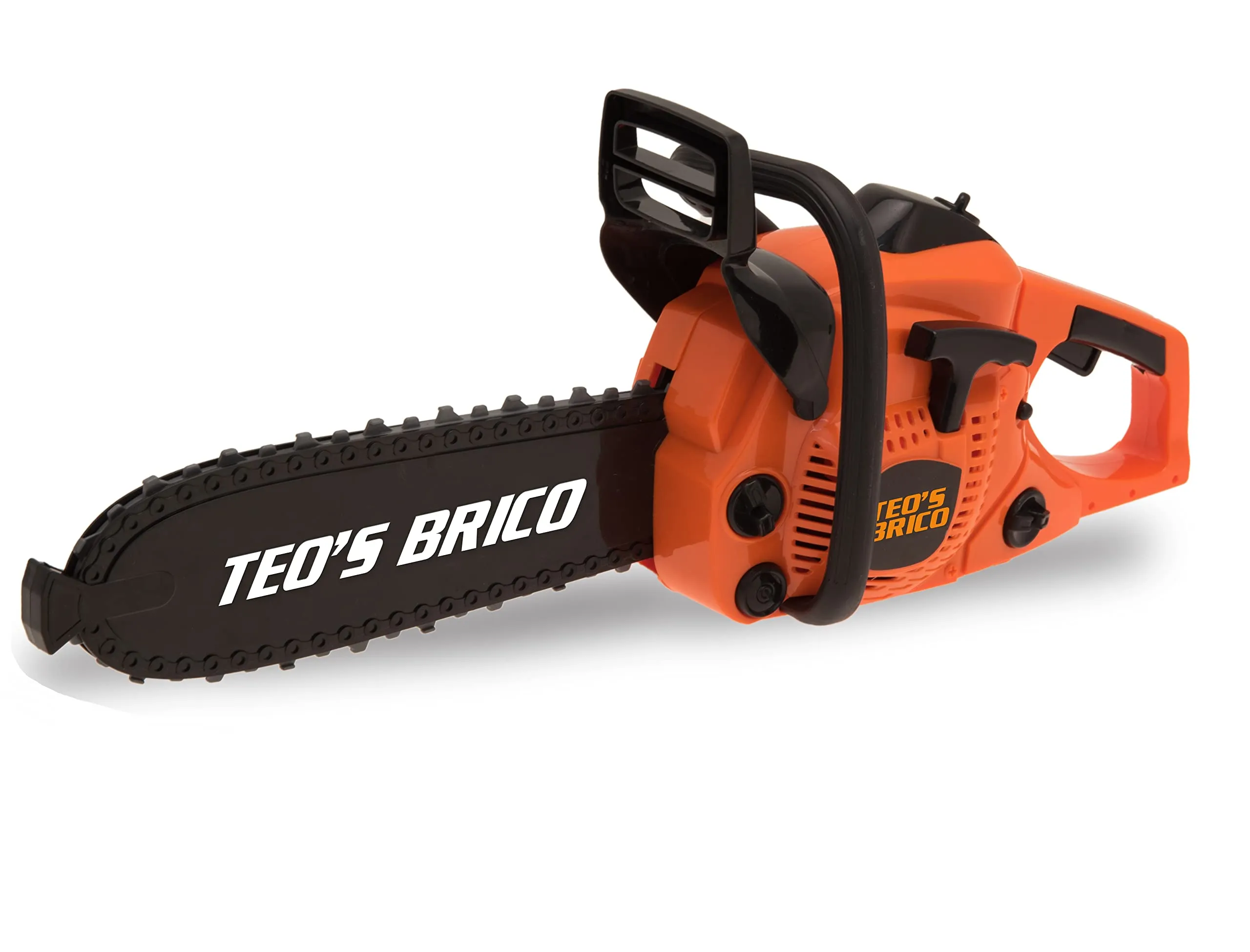 Teorema Giocattoli, Motosega Taglialegna Giocattolo a Batteria con Suoni Reali per Bambini