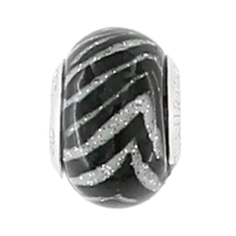 Venetiaurum - Charm in Vetro Originale di Murano e Argento 925 per Bracciali Componibili - Gioiello Made in Italy Certificato