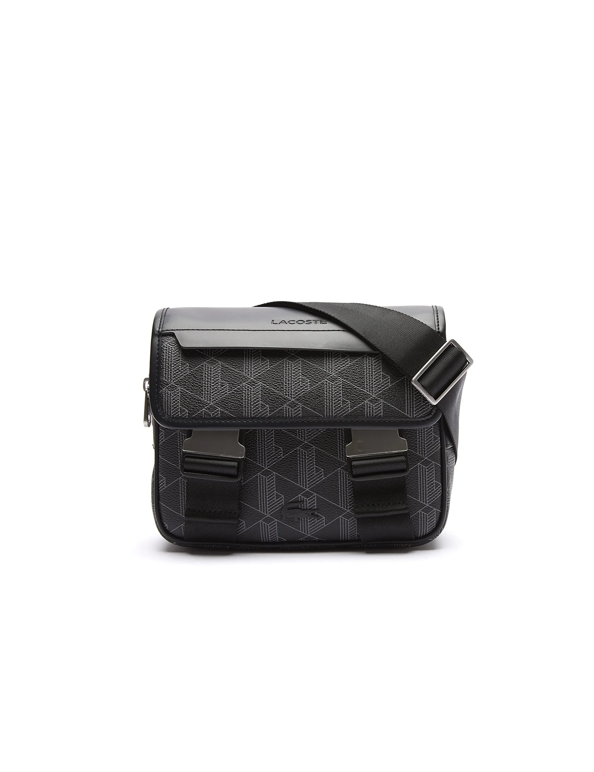 Lacoste Nh3787lx Borsa Messenger Uomo Nera
