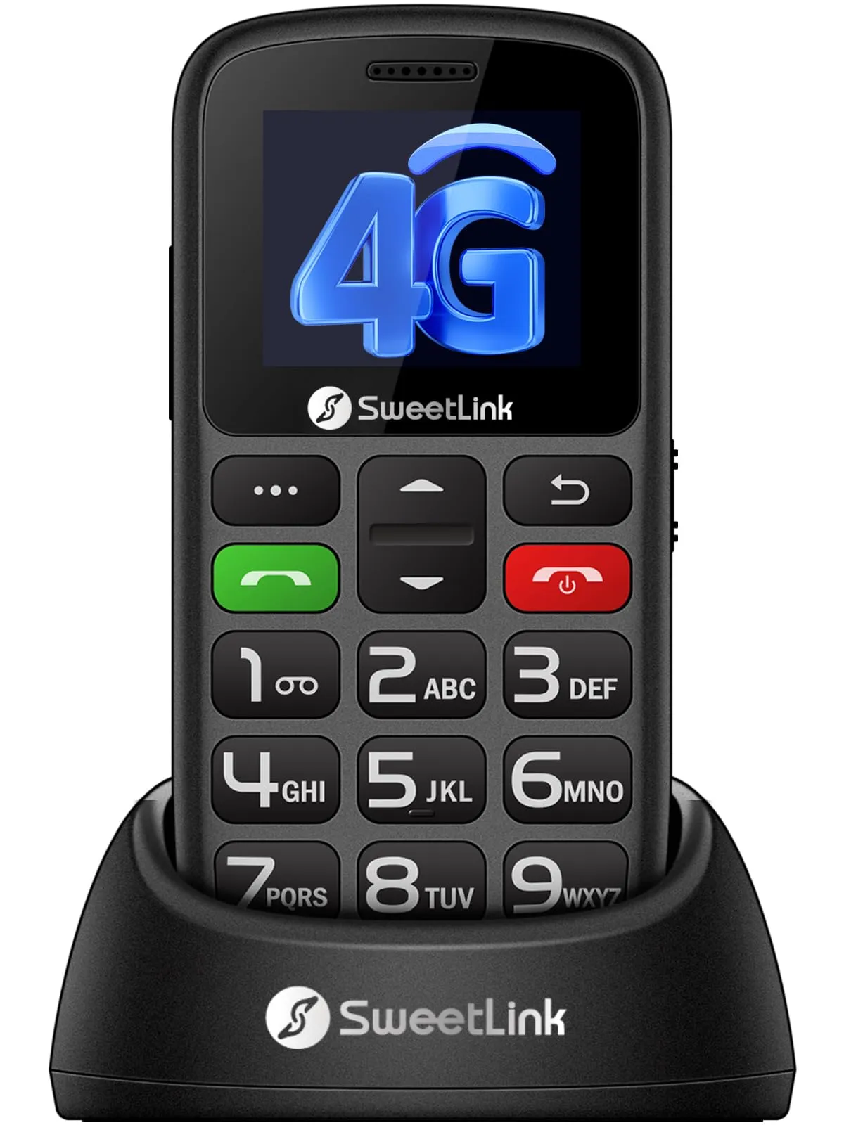 SweetLink S2 Plus 4G: Telefono Cellulare per Anziani con Tasti Grandi e Funzionalità Avanzate