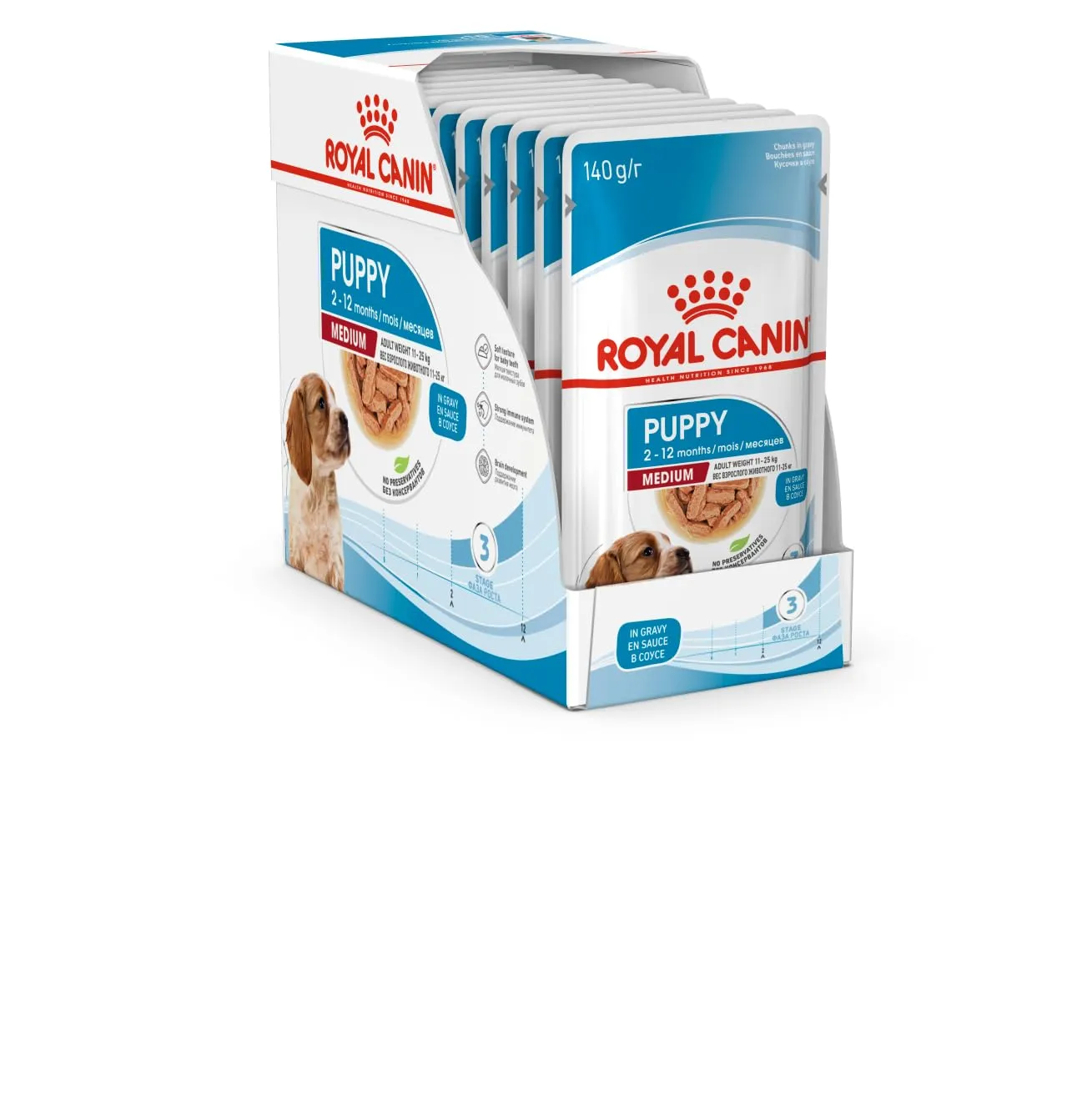 Royal Canin Medium Puppy Umido - 10 x 140g