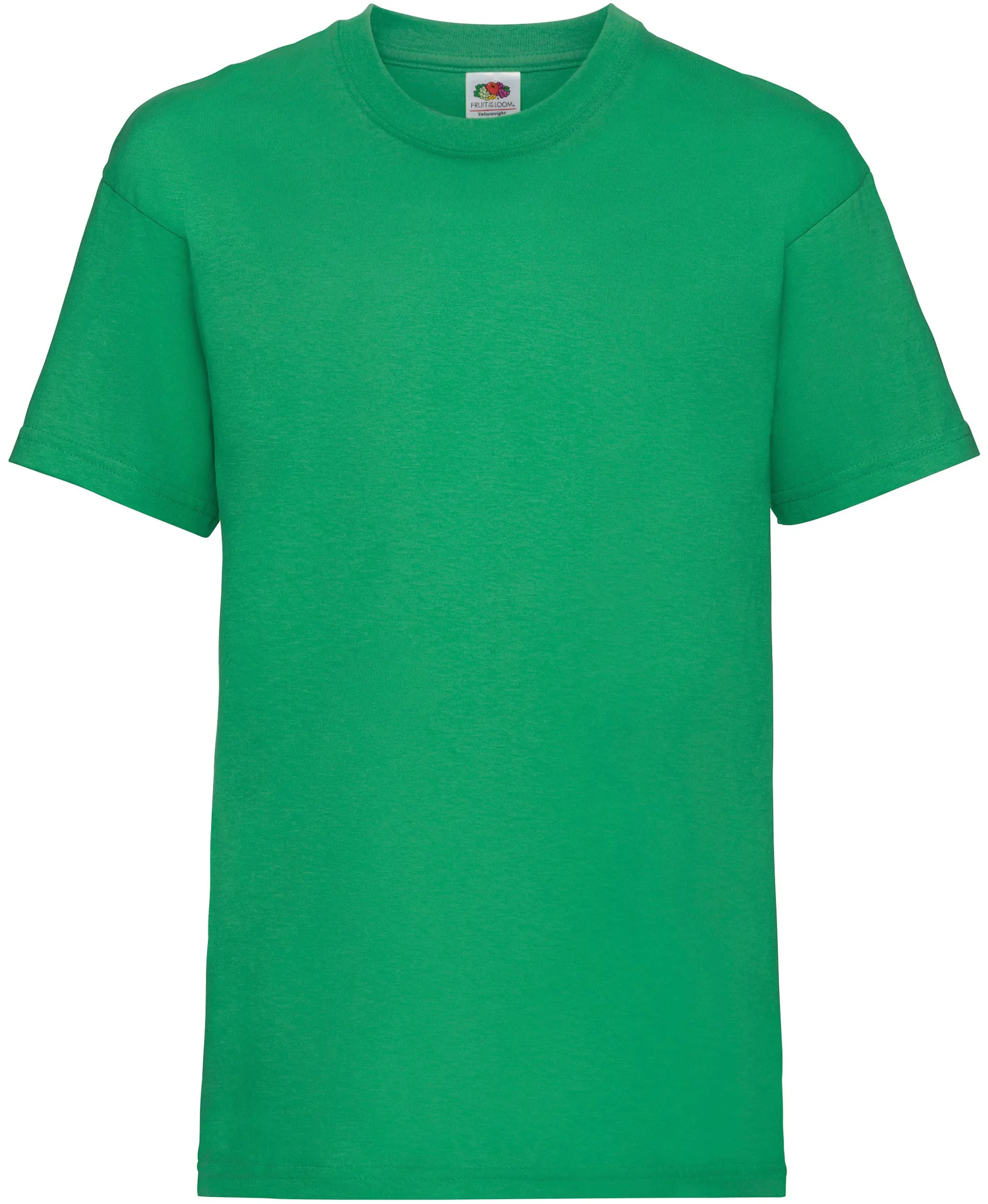 Fruit of the Loom T-Shirt Bambino Verde Kelly Green, 9-11 Anni