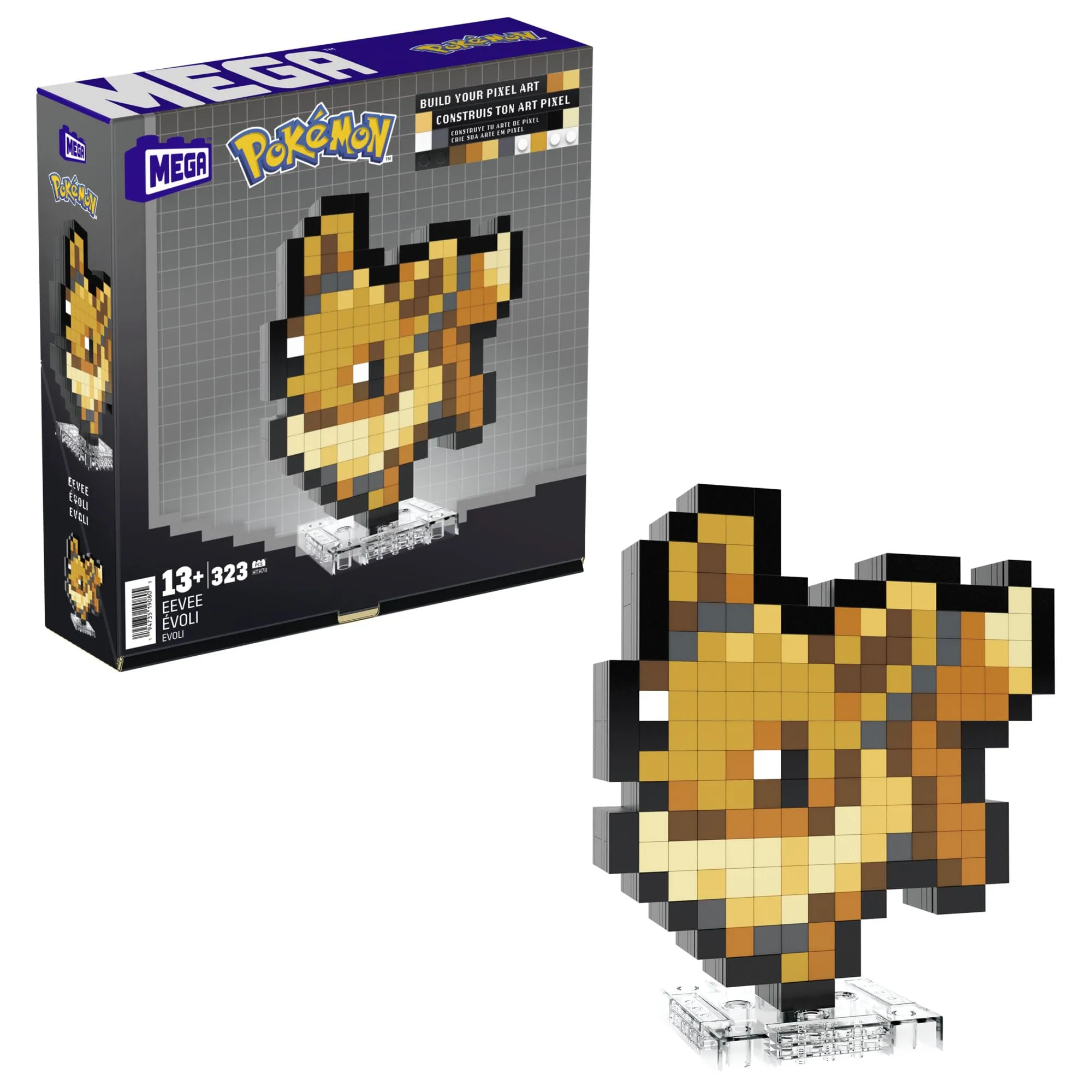 MEGA Pokémon - Eevee Pixel Art