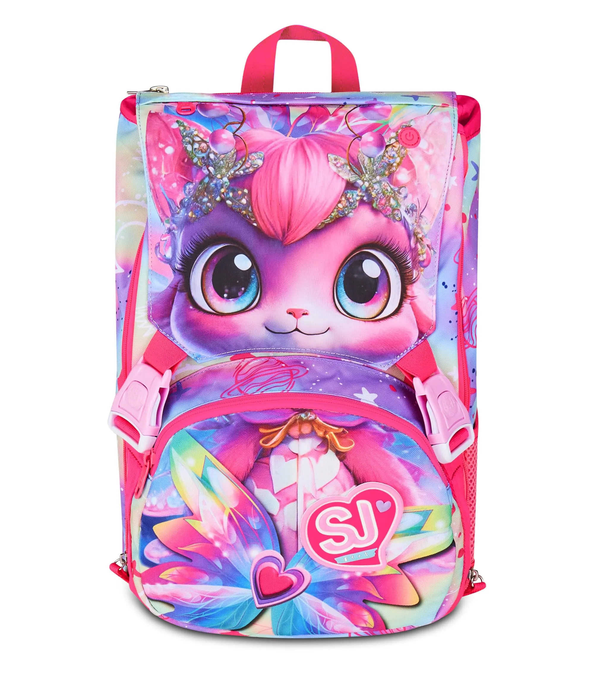 SJ Gang Style Jam Gang Zaino Scuola Estensibile Big Fucsia