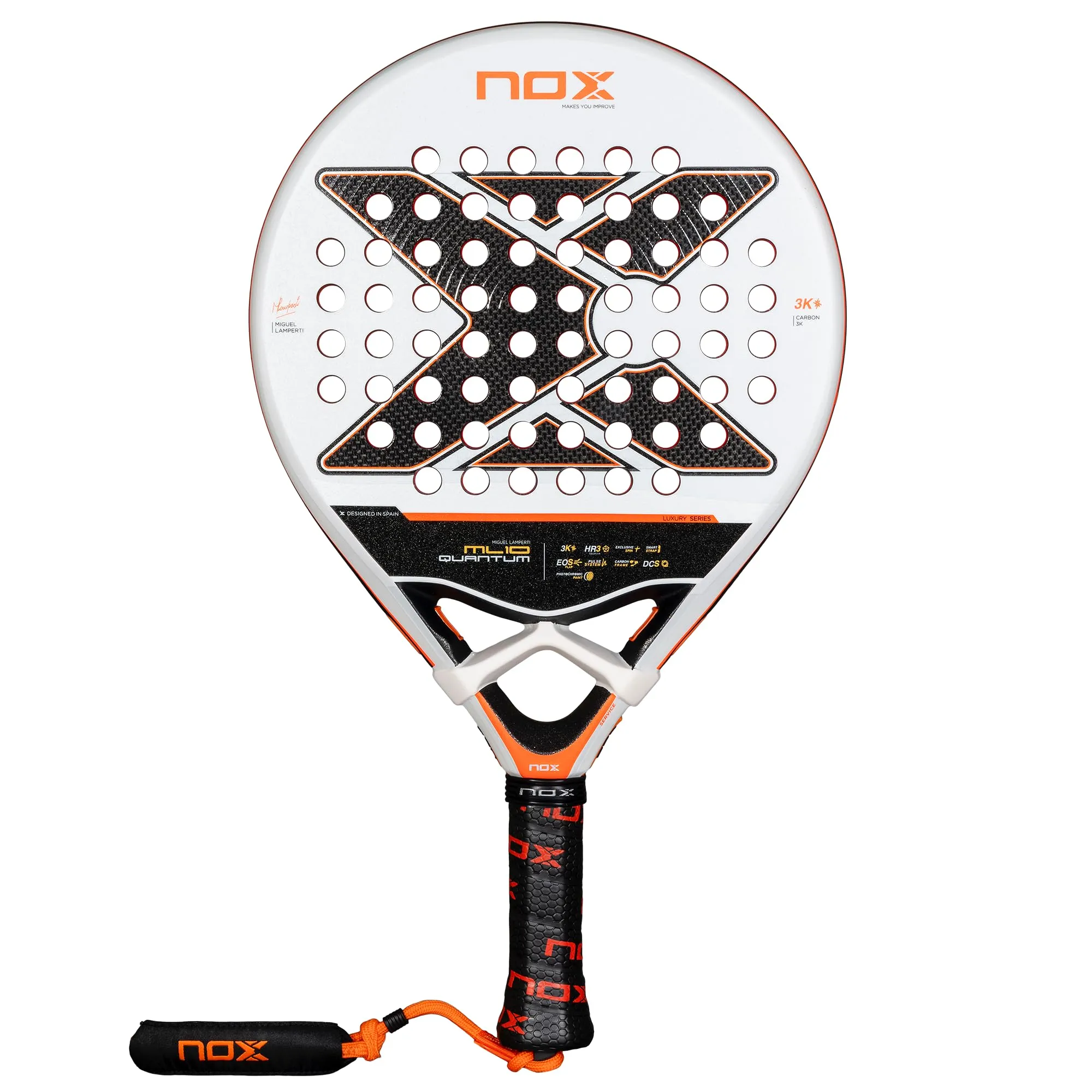 NOX ML10 Quantum 3K Miguel Lamperti 2025 - Racchetta da Padel