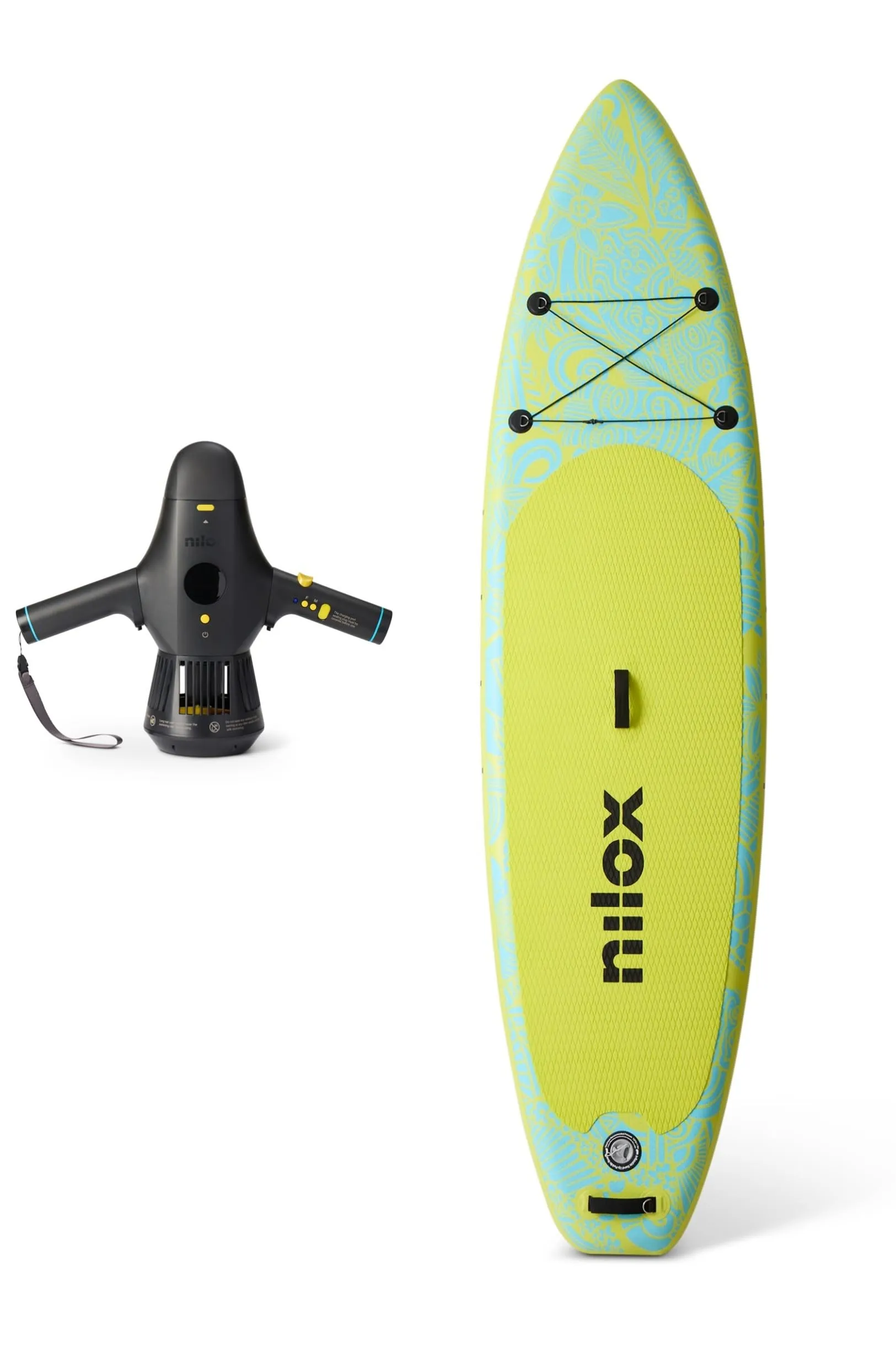 Nilox Set Tavola da SUP Gonfiabile con Scooter Acquatico Elettrico