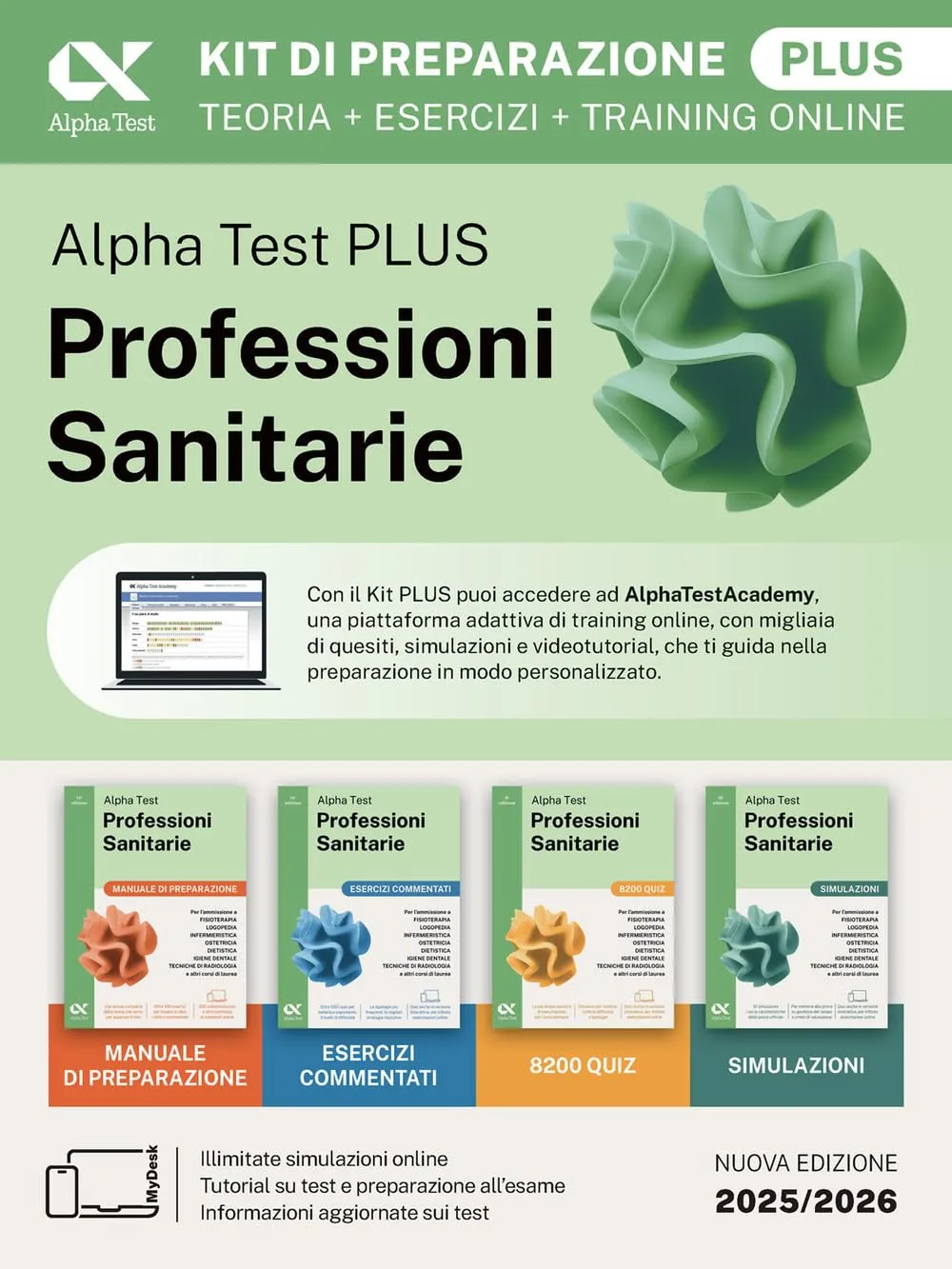 Alpha Test plus. Professioni sanitarie. Kit di preparazione plus