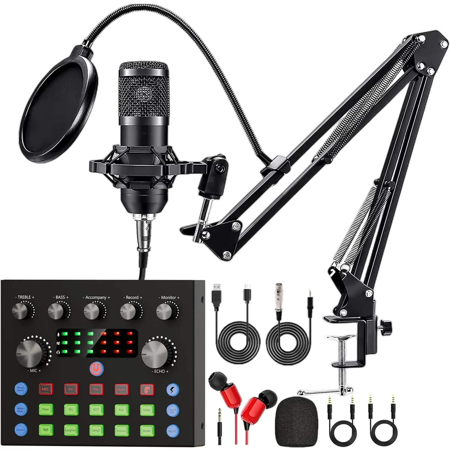 Pacchetto Completo per Podcast e Studio di Registrazione BRVOMUSSY