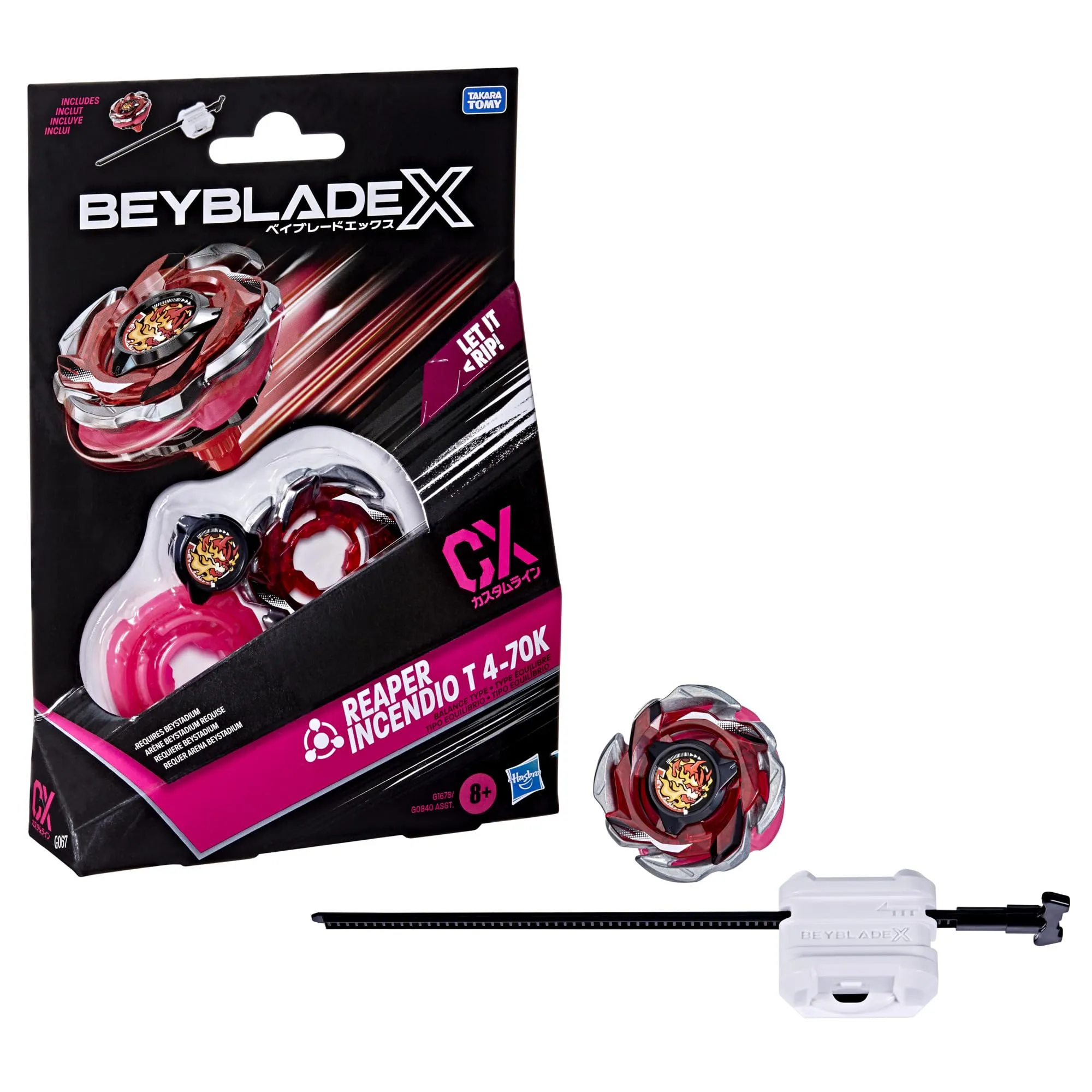 Hasbro Beyblade X Reaper Incendio T 4-70K CX Starter Pack