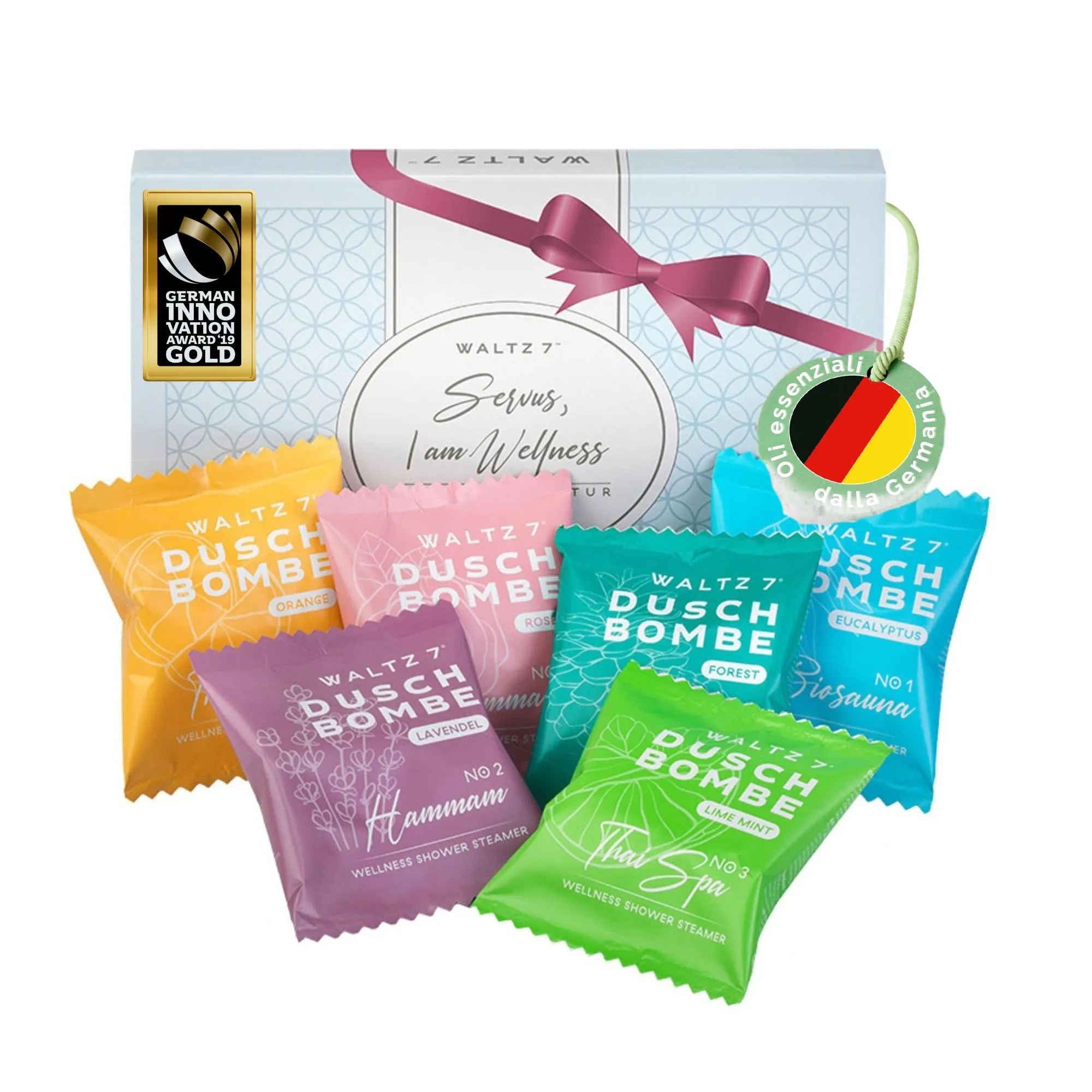 WALTZ 7 Bombe da Doccia - Set da 6 Pezzi